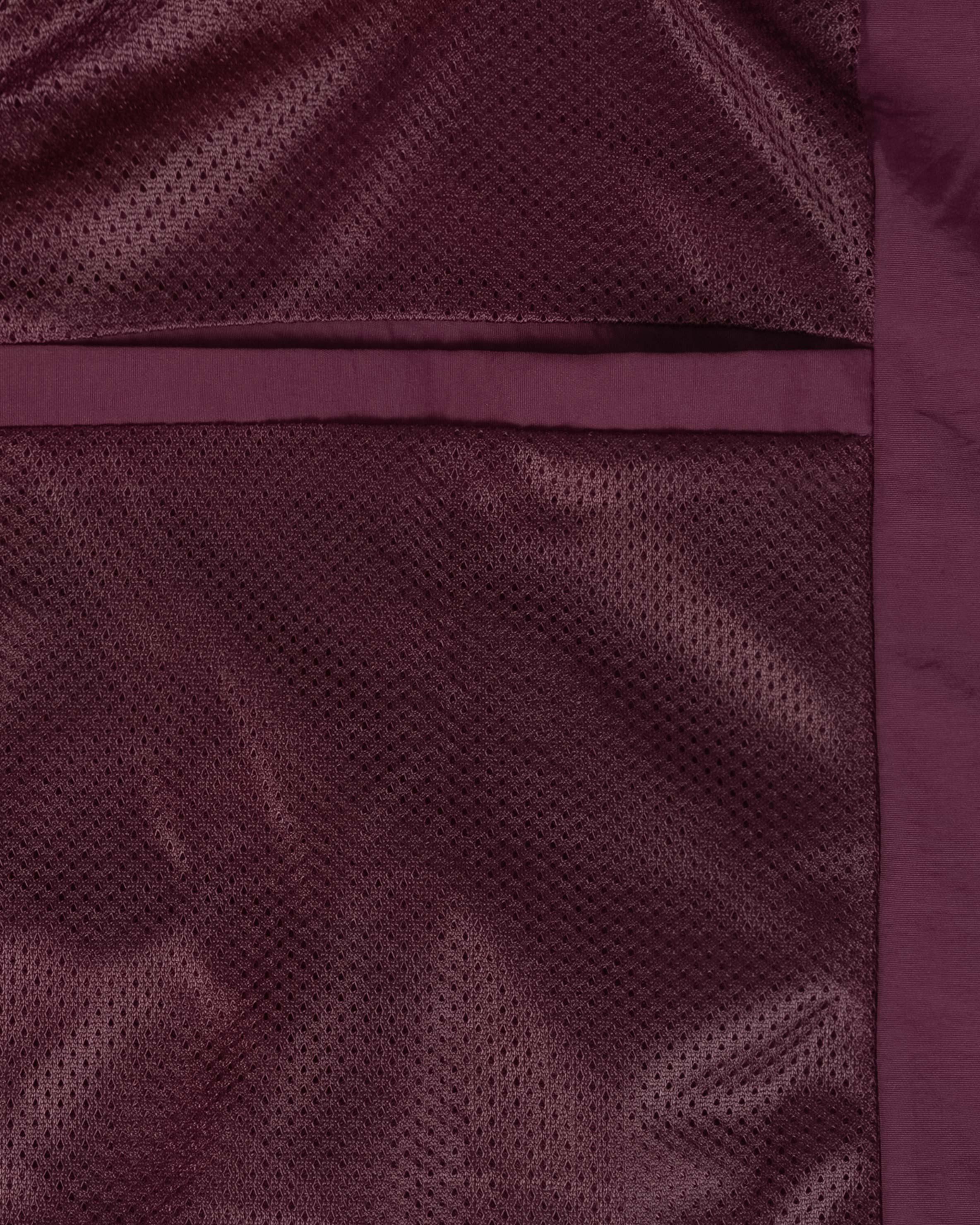 TRACK JACKET BURGUNDY