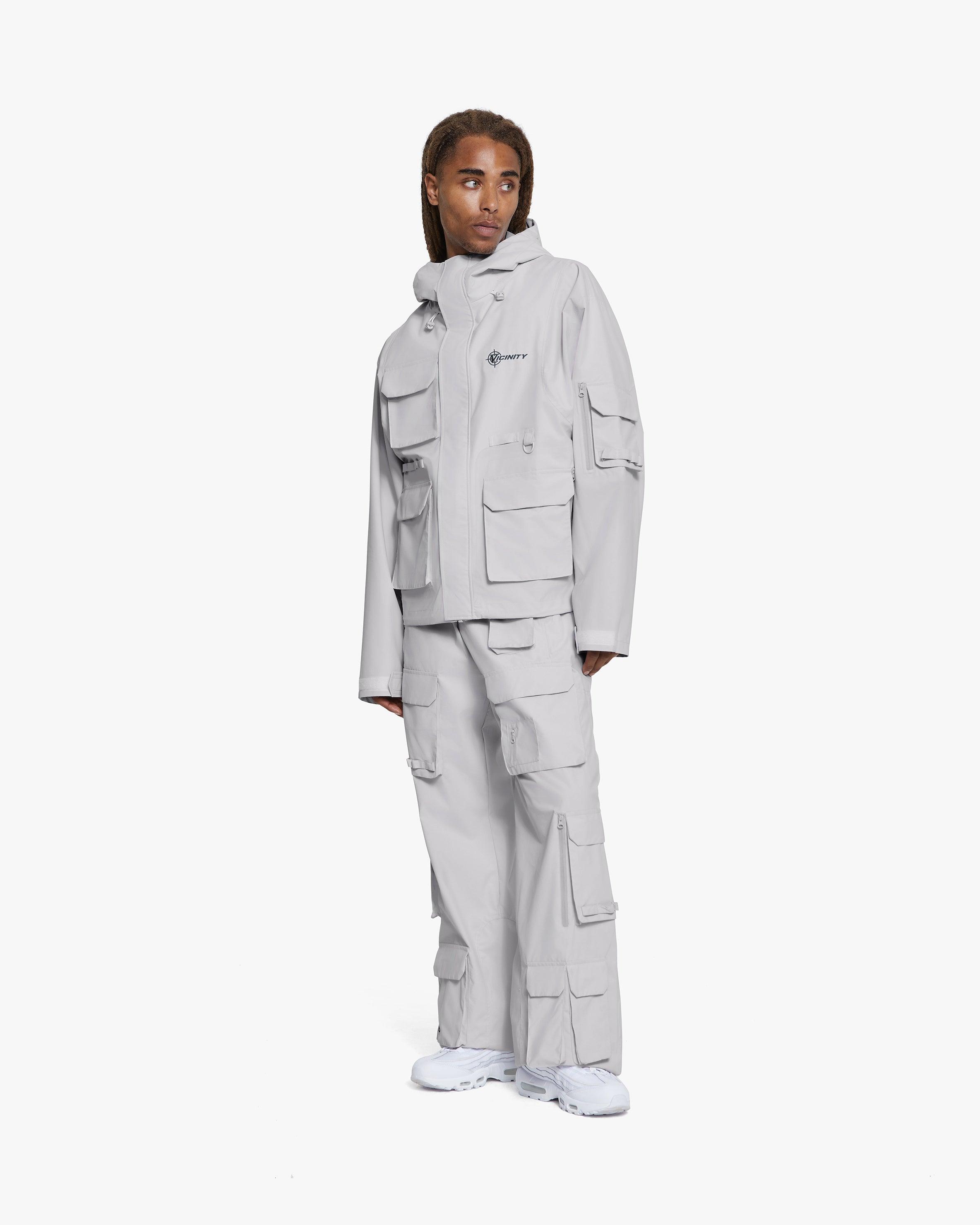 WINDBREAKER LIGHT GREY