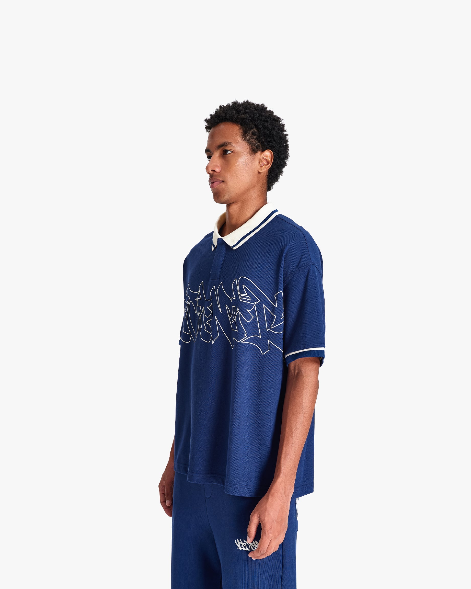 GRAFFITI POLO BLUE