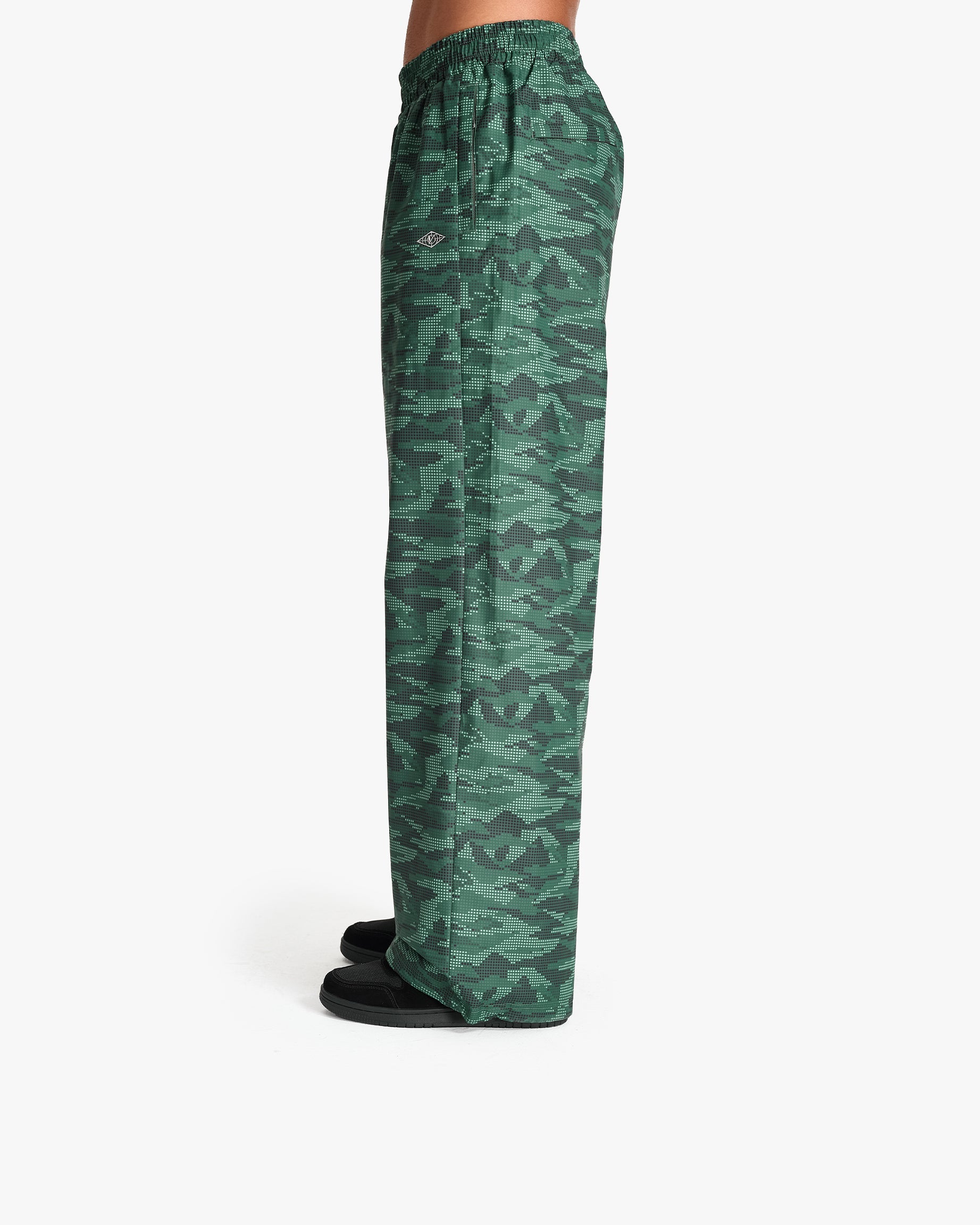 TRACK PANTS DOTTED CAMO GREEN