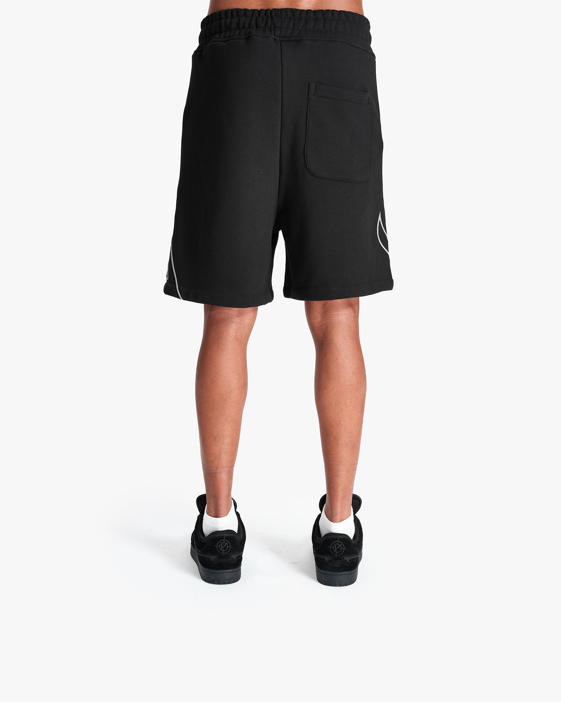 GRAFFITI SHORTS BLACK