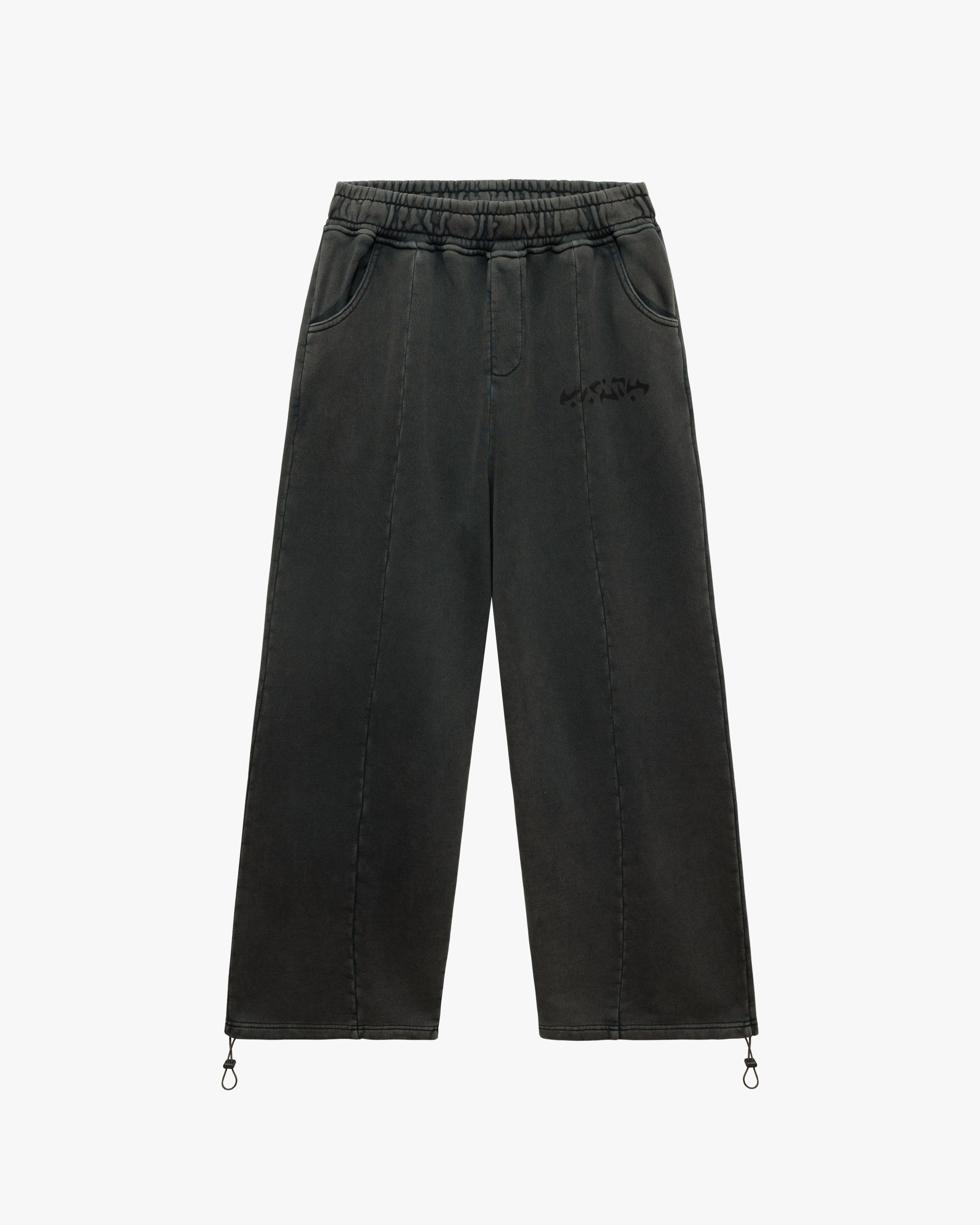 ACID WASHED JOGGER DARK GREY