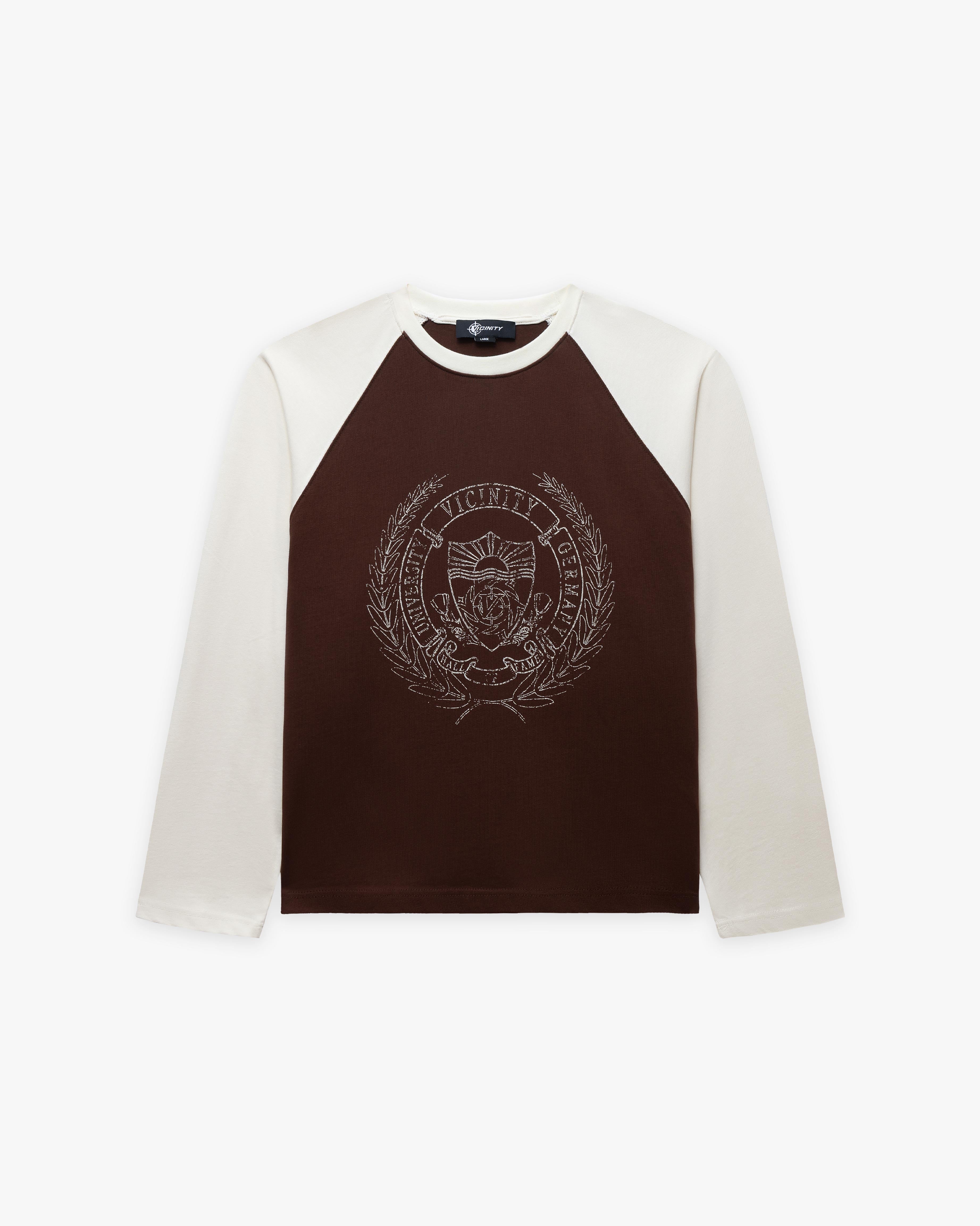 HALL OF FAME LONGSLEEVE BROWN/CREAM