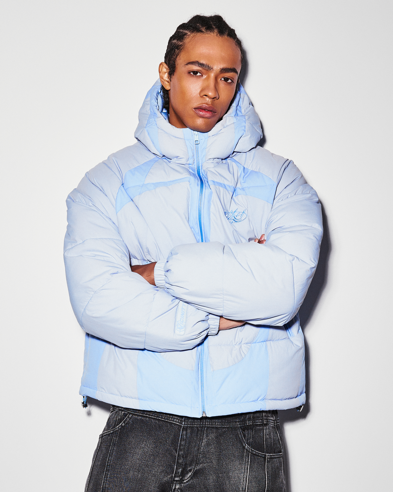 BLAZE PUFFER JACKET SKYBLUE
