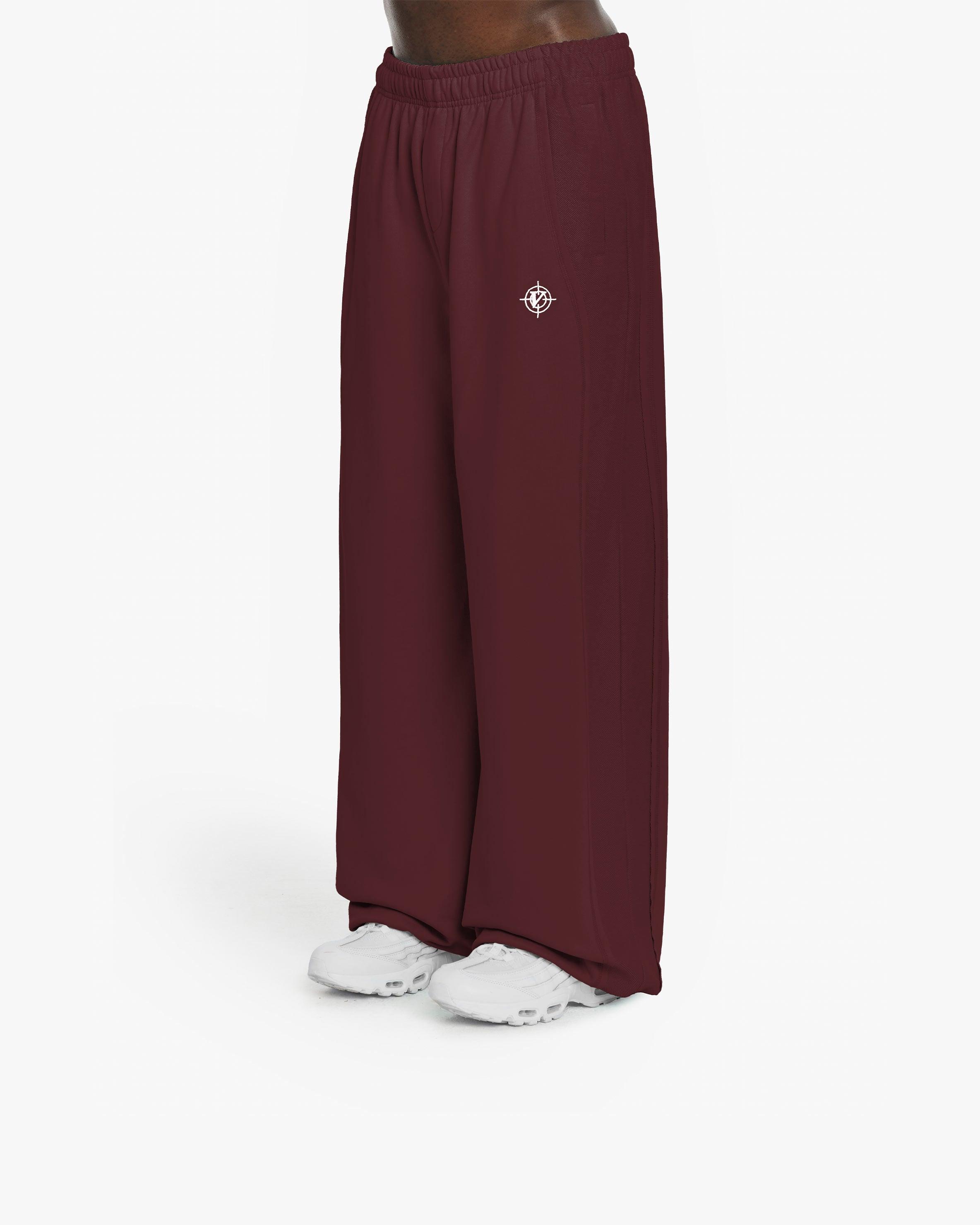 INSIDE OUT JOGGER WINE RED
