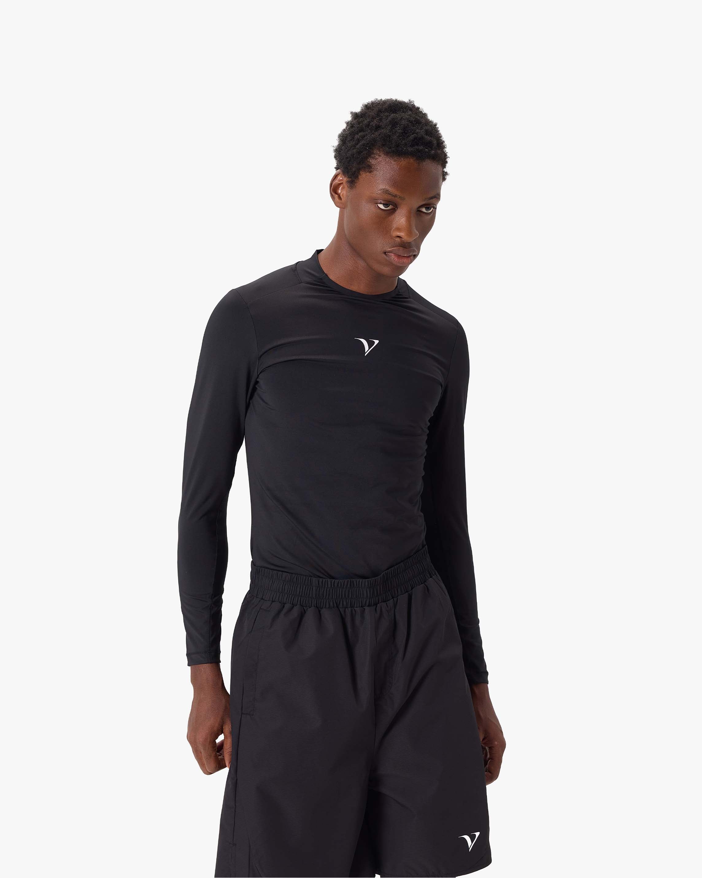 ACTIVEWEAR COMPRESSION LONGSLEEVE BLACK