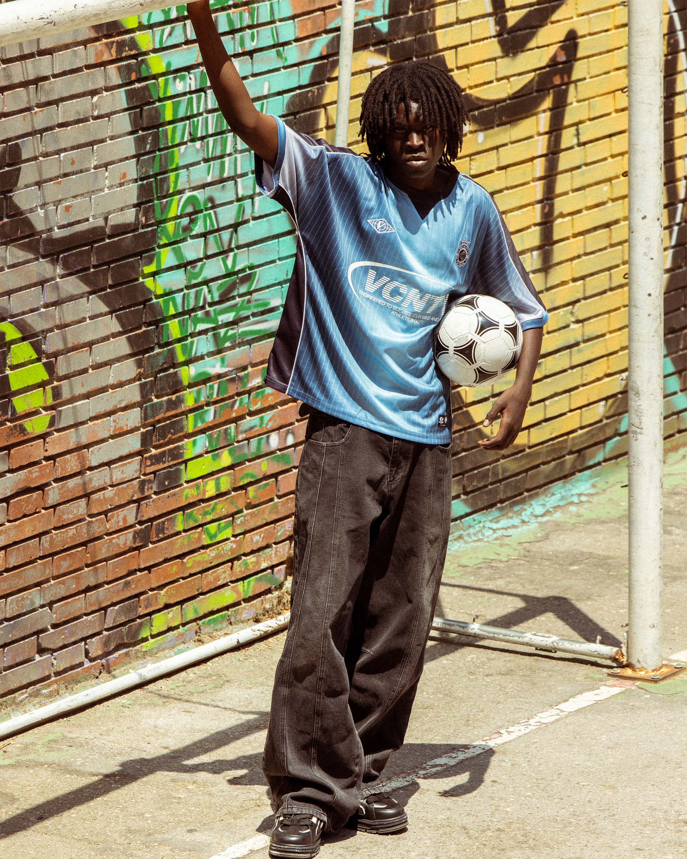 GRADIENT JERSEY AQUA