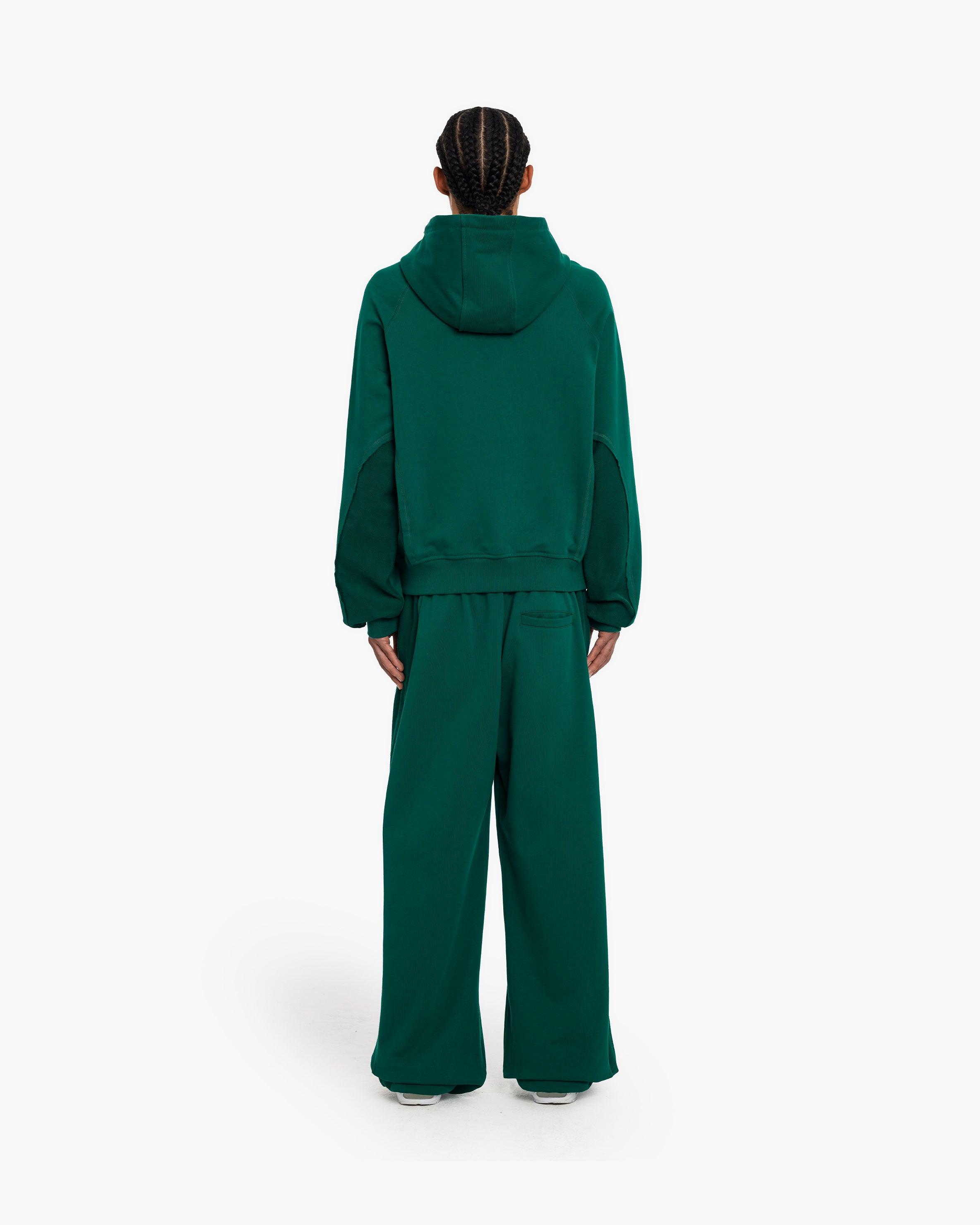 INSIDE OUT HOODIE FORREST GREEN