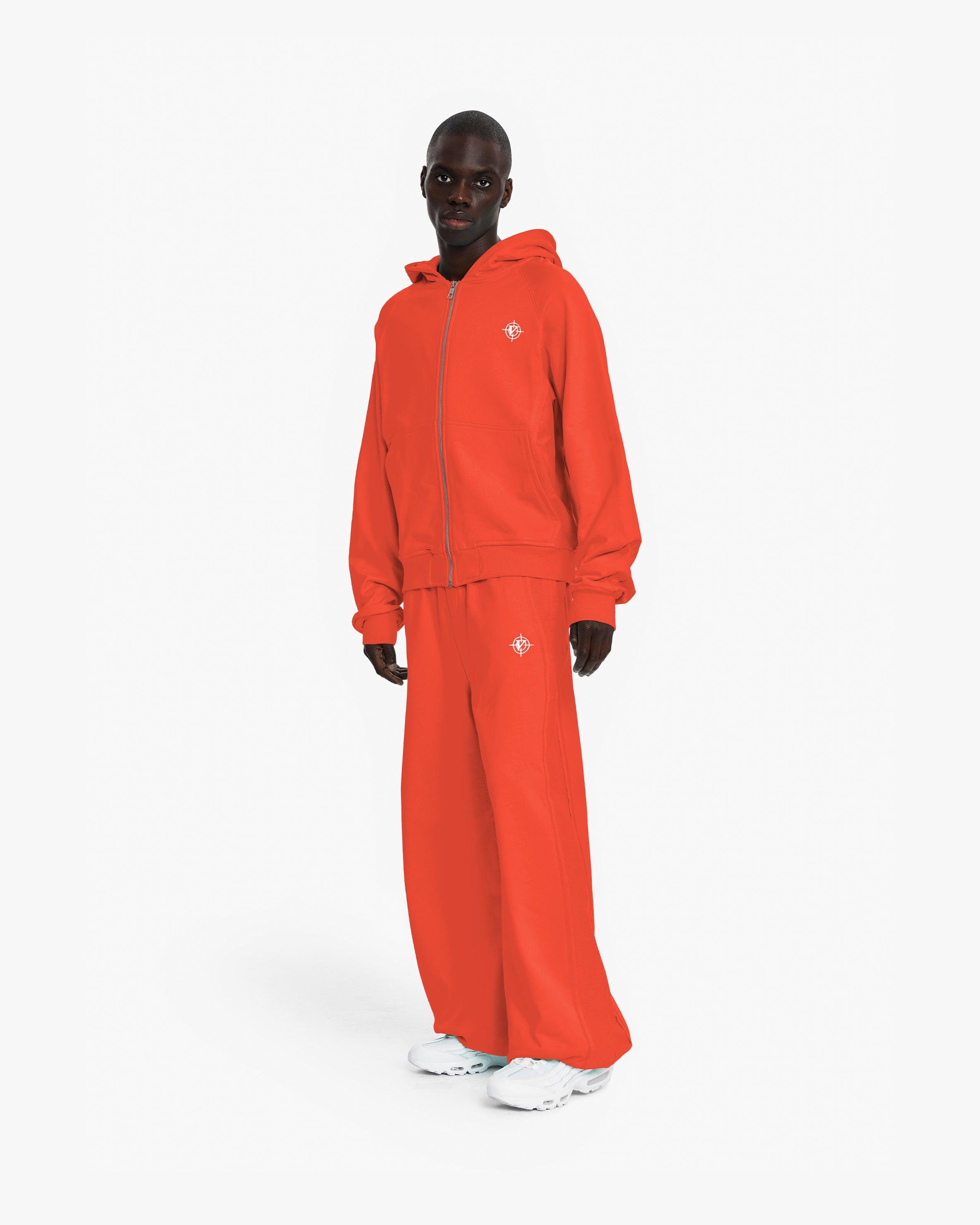 INSIDE OUT ZIP HOODIE STRAWBERRY