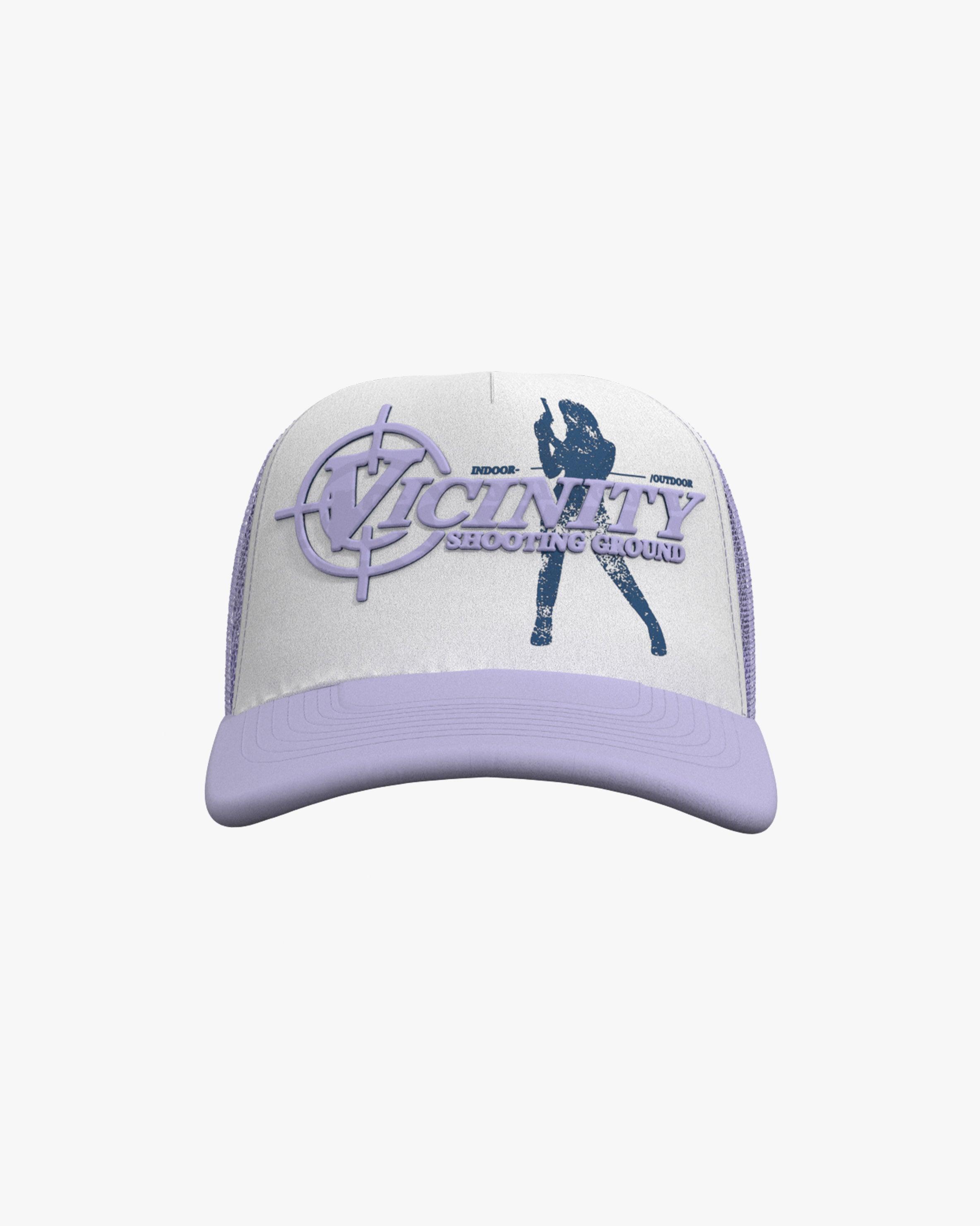 SHOOTING GROUND TRUCKER CAP LAVENDER