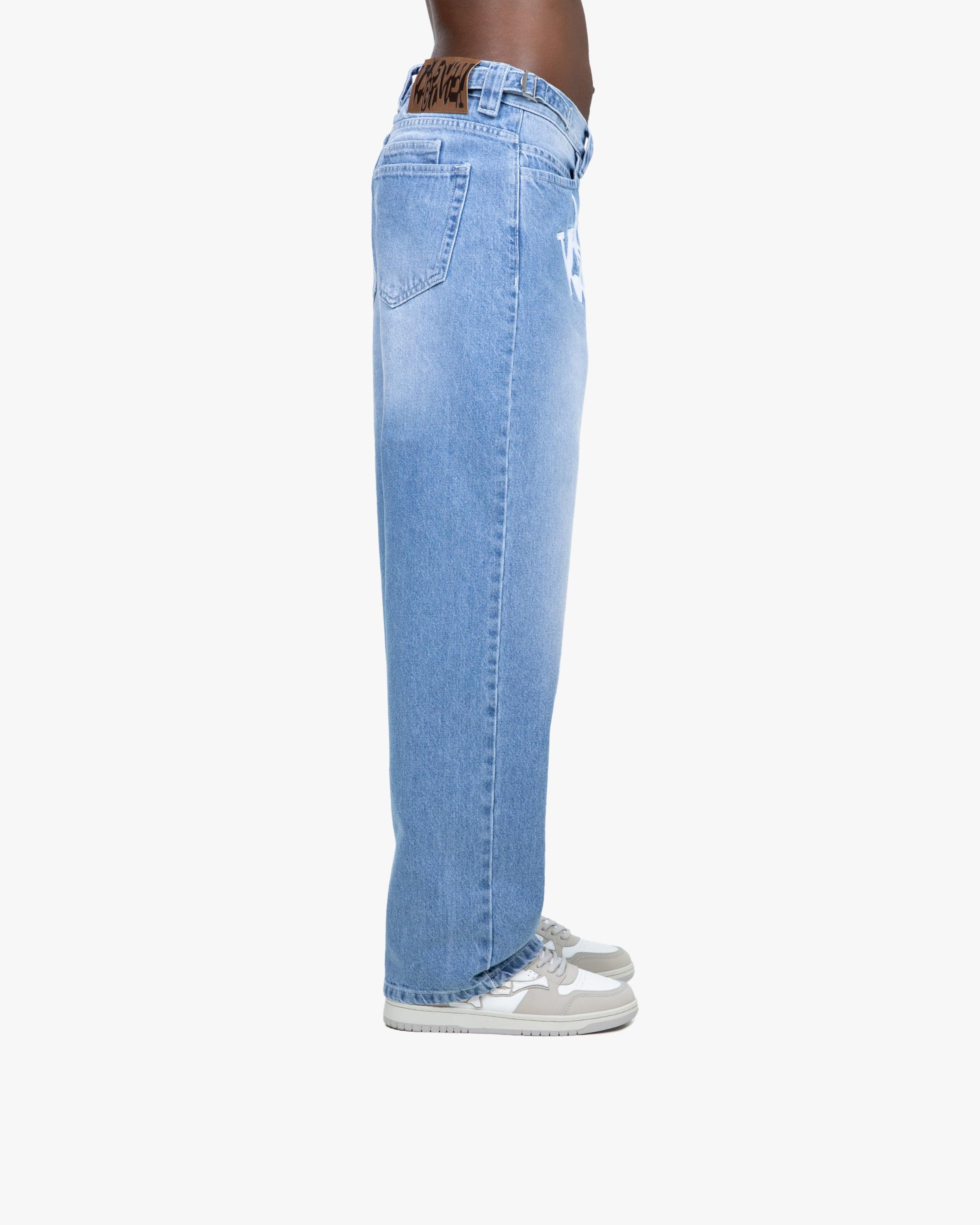 HAVOC DENIM LIGHT BLUE / WHITE