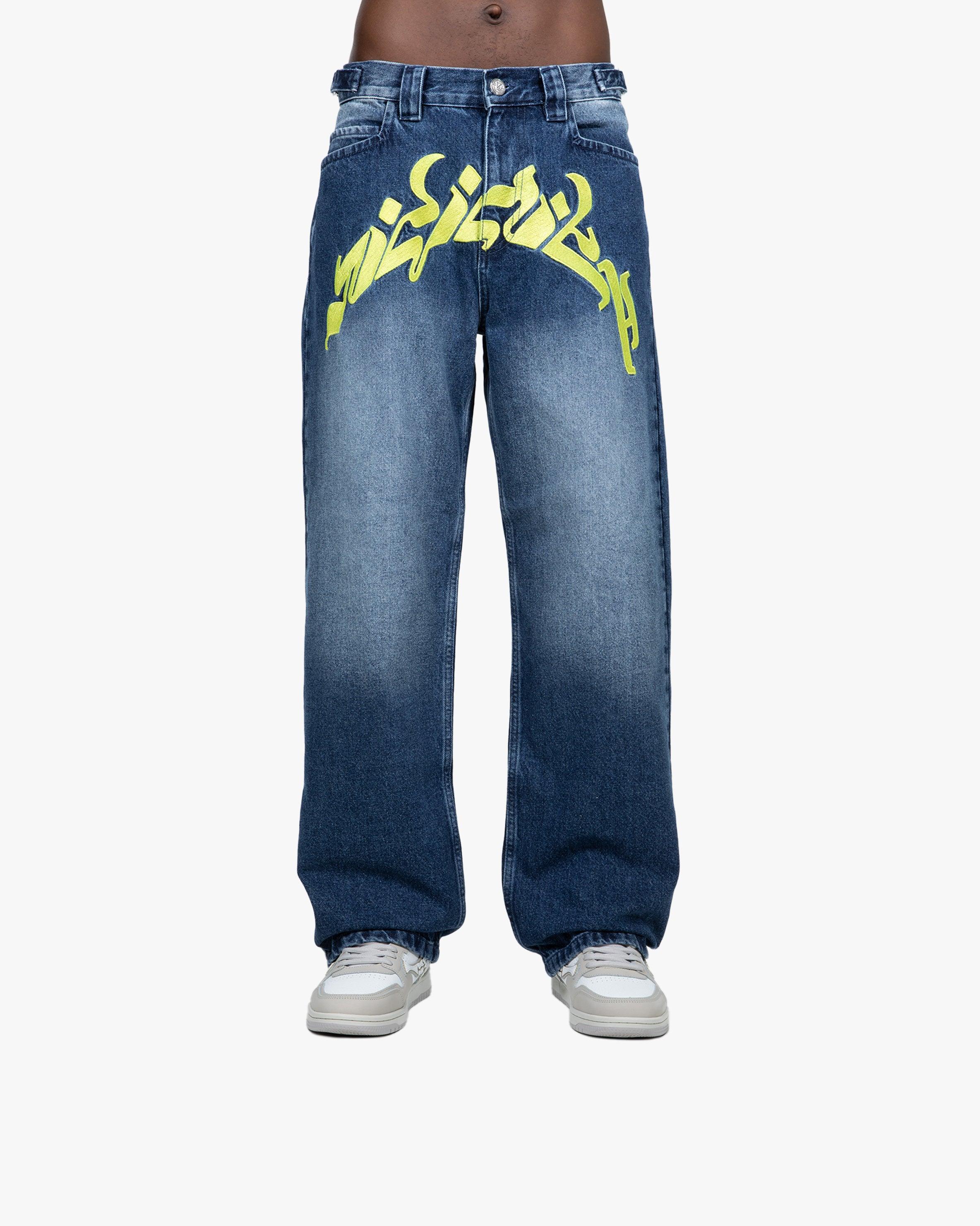 MIRAGE DENIM DARK BLUE / YELLOW