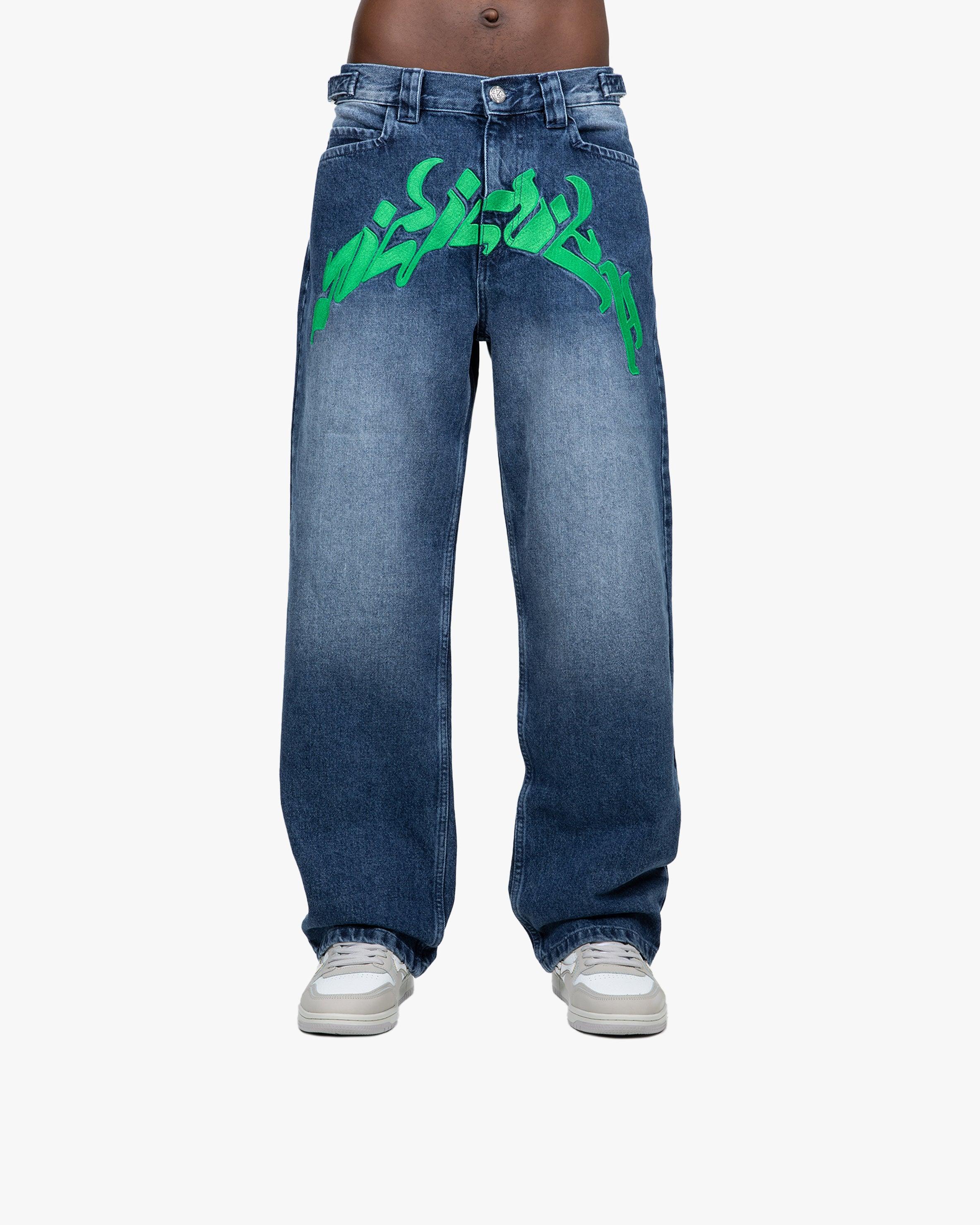 MIRAGE DENIM DARK BLUE / GREEN