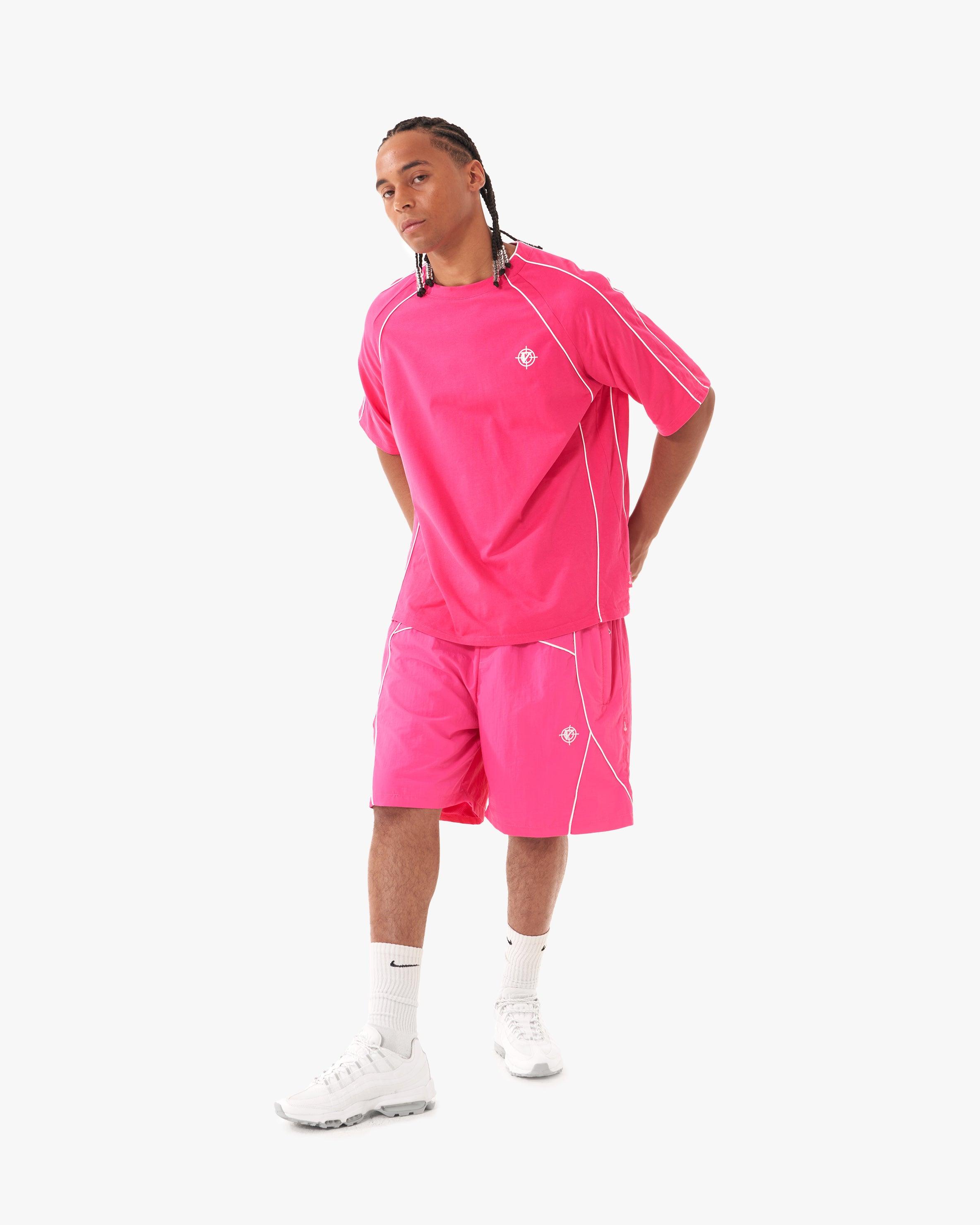 TRACK SHORTS PINK