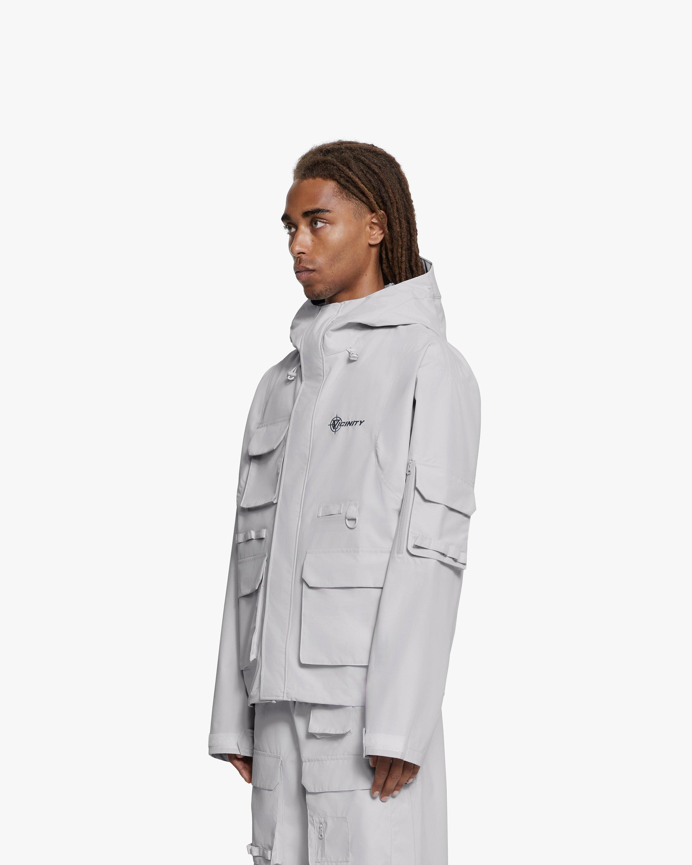 WINDBREAKER LIGHT GREY