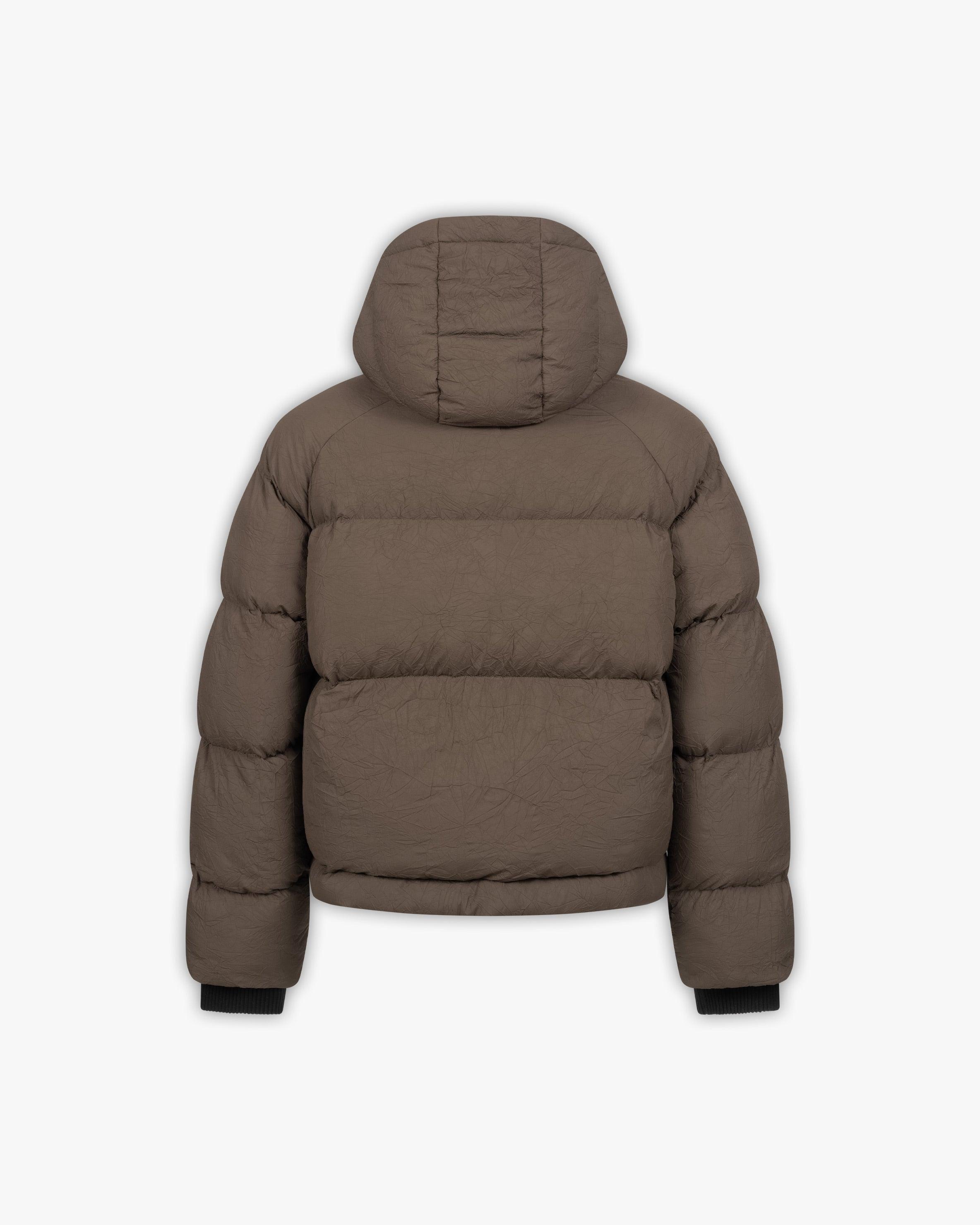 PUFFER JACKET BROWN