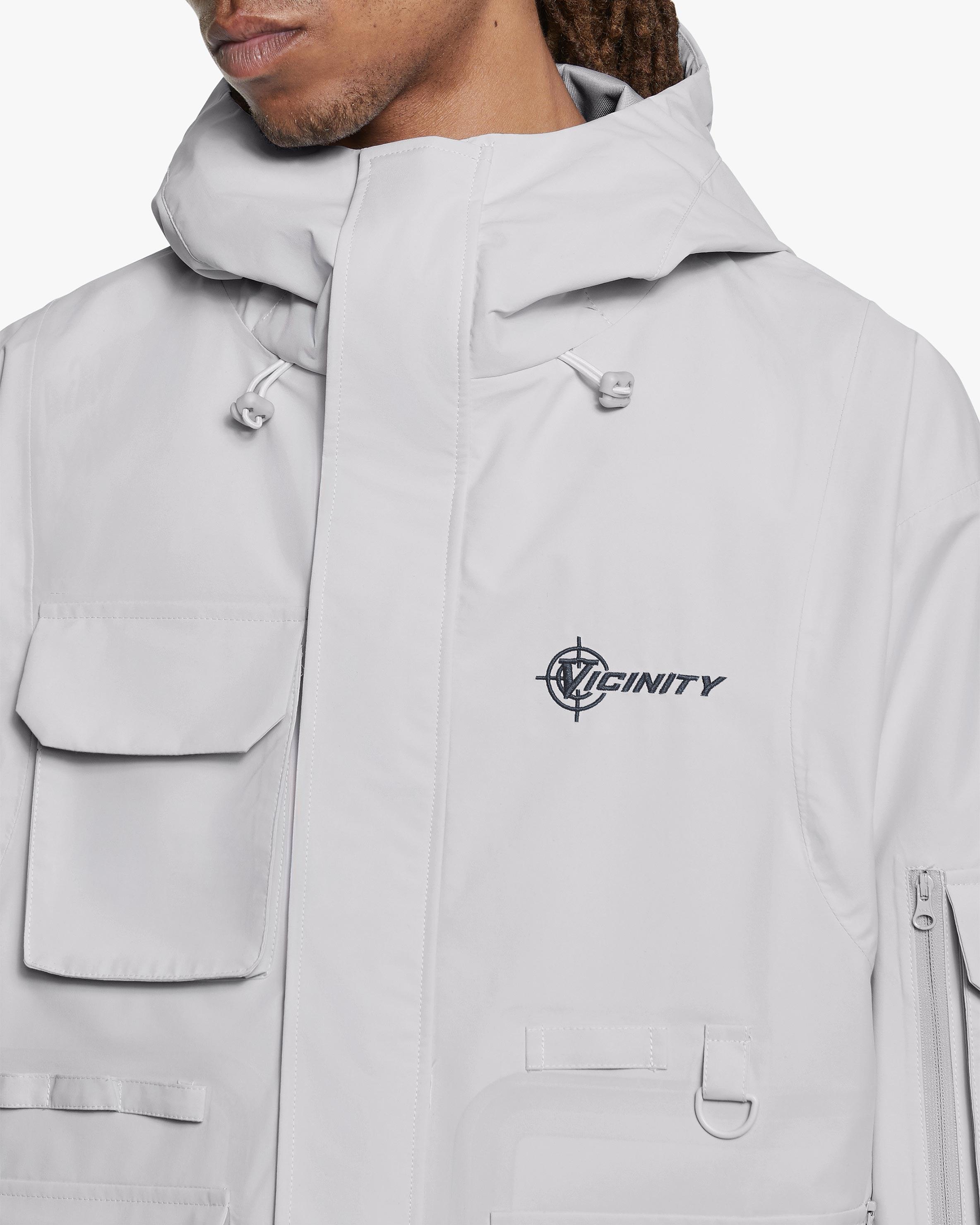 WINDBREAKER LIGHT GREY