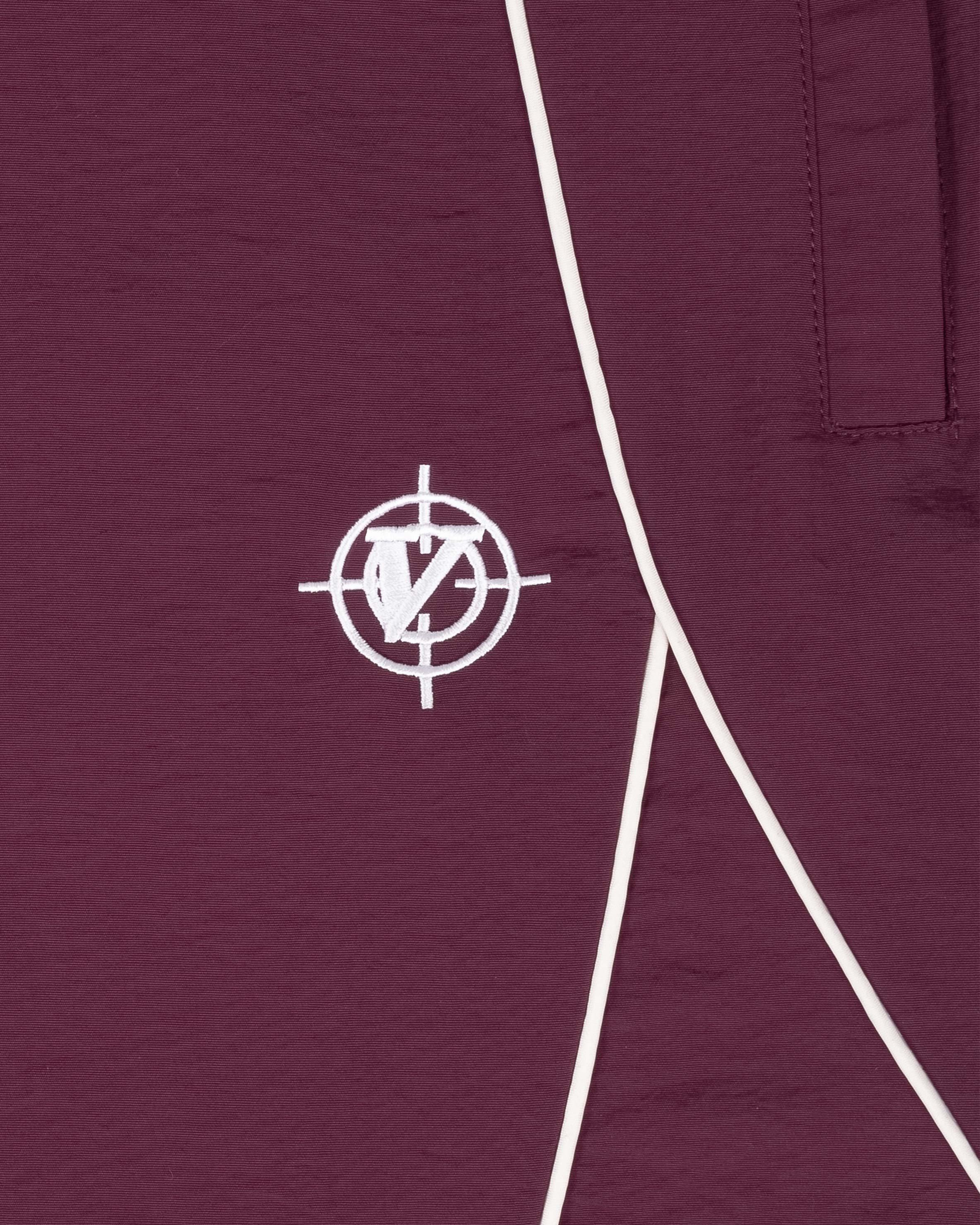 TRACK PANTS BURGUNDY