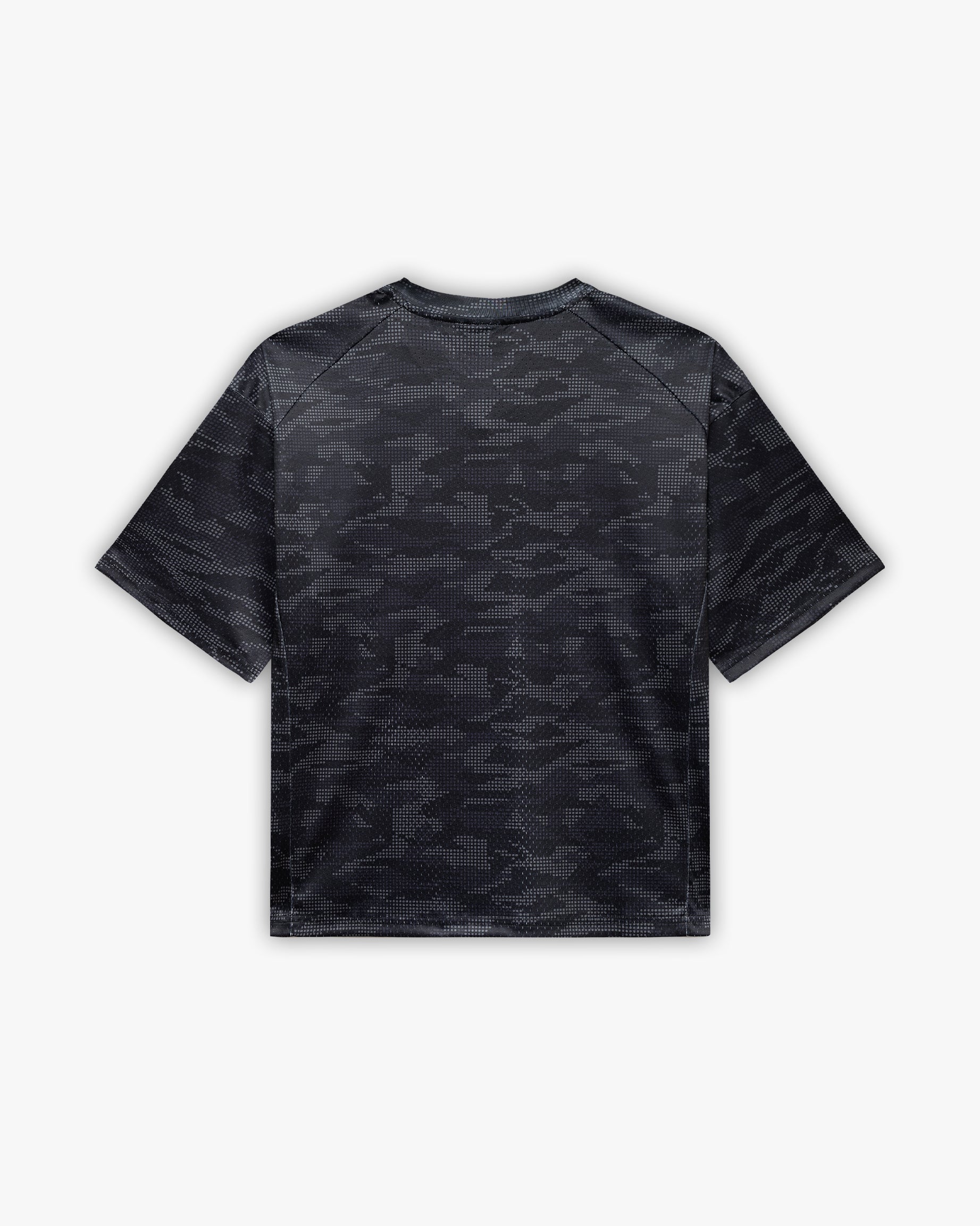 MESH JERSEY DOTTED CAMO BLACK