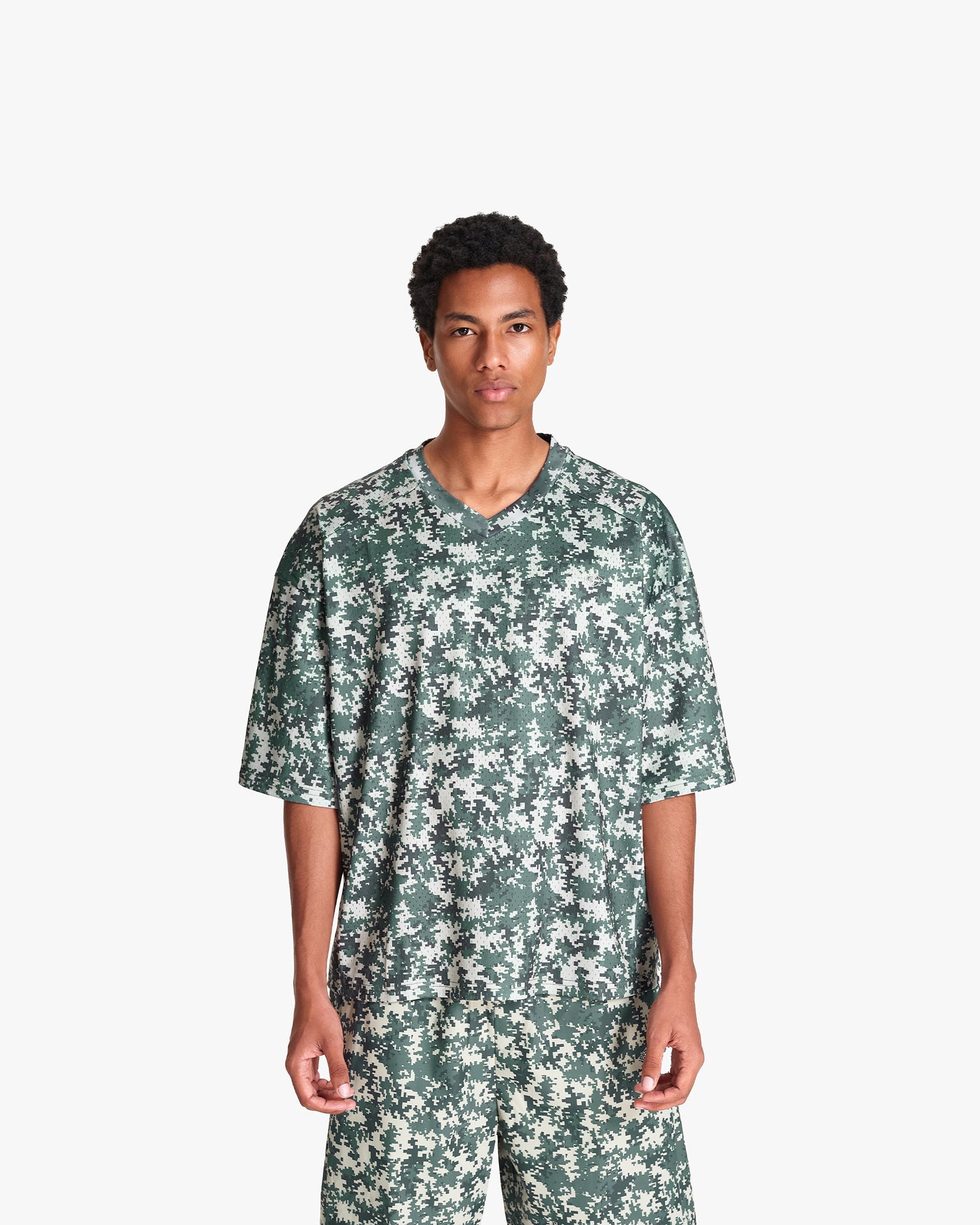 MESH JERSEY PIXEL CAMO