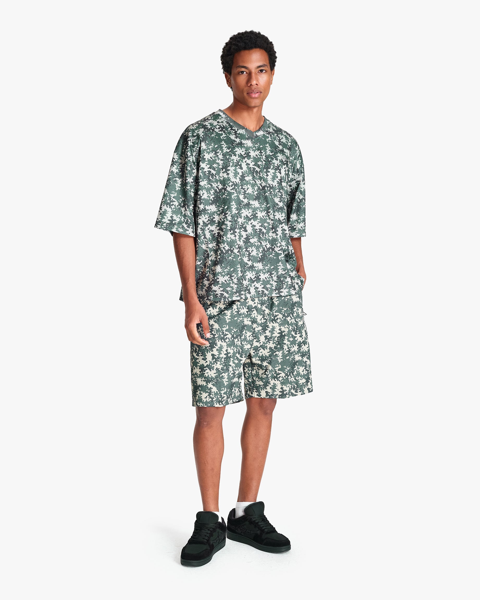 MESH JERSEY PIXEL CAMO