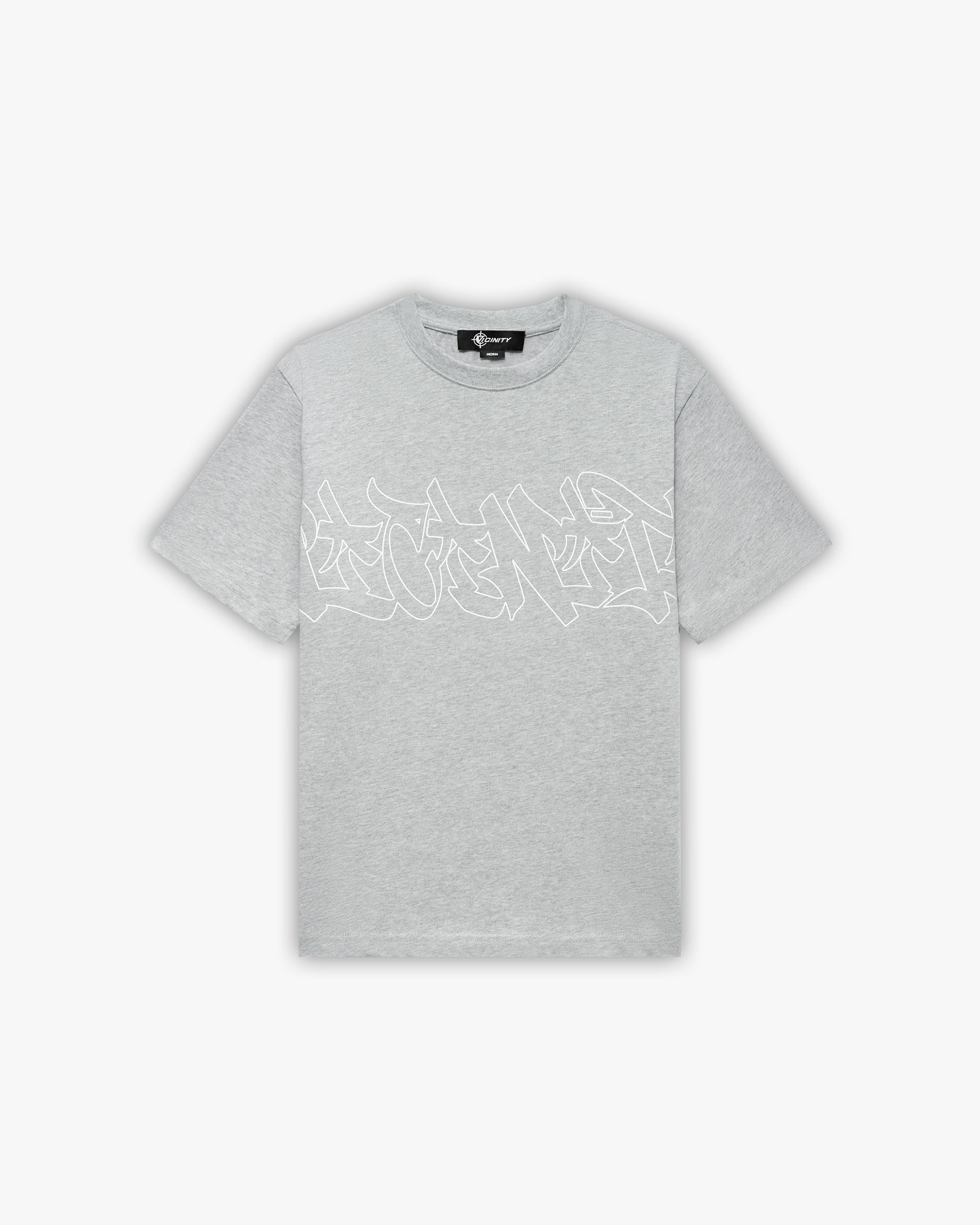GRAFFITI TEE GREY MELANGE