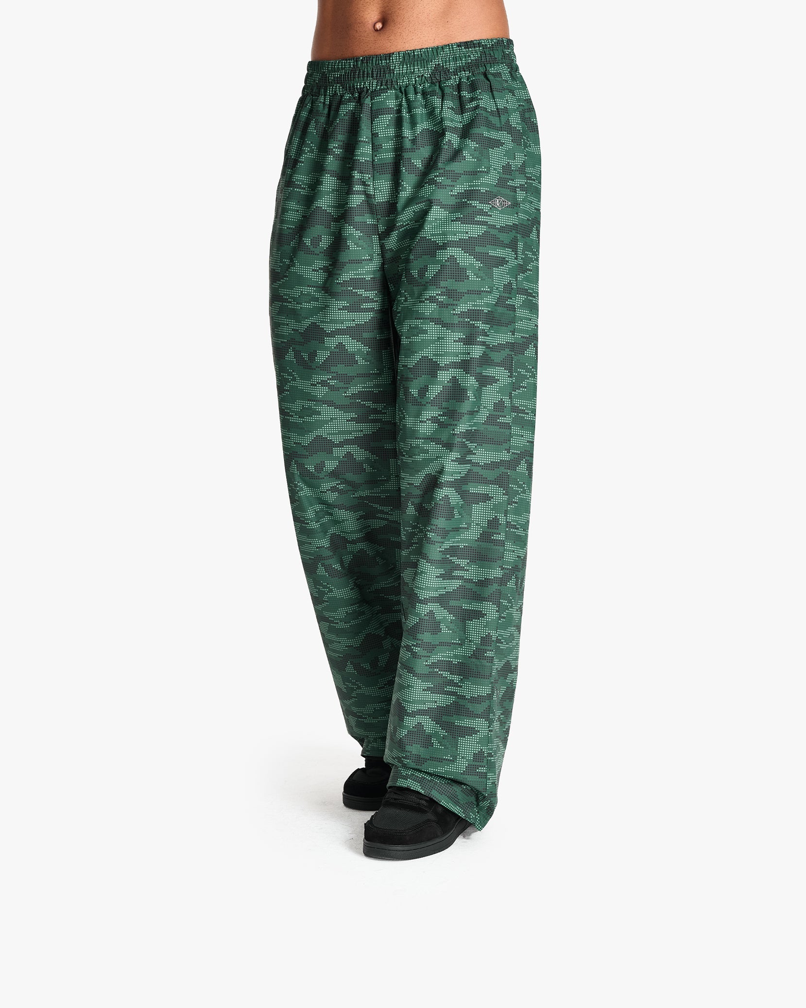 TRACK PANTS DOTTED CAMO GREEN