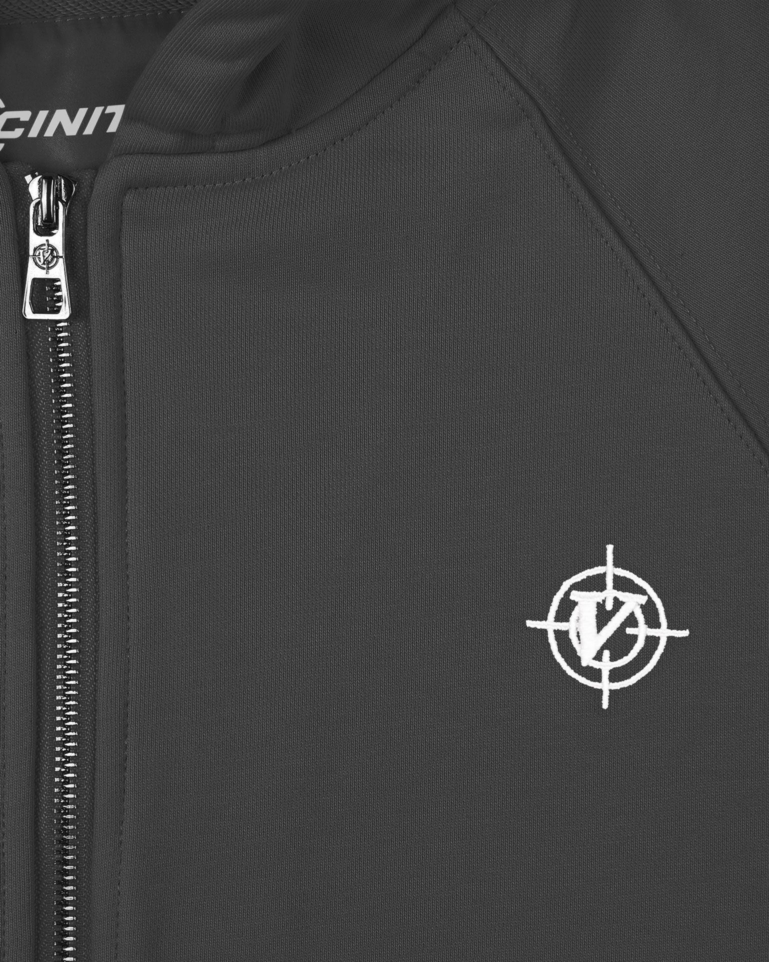 INSIDE OUT ZIP HOODIE ASH GREY (OLD SIZING)