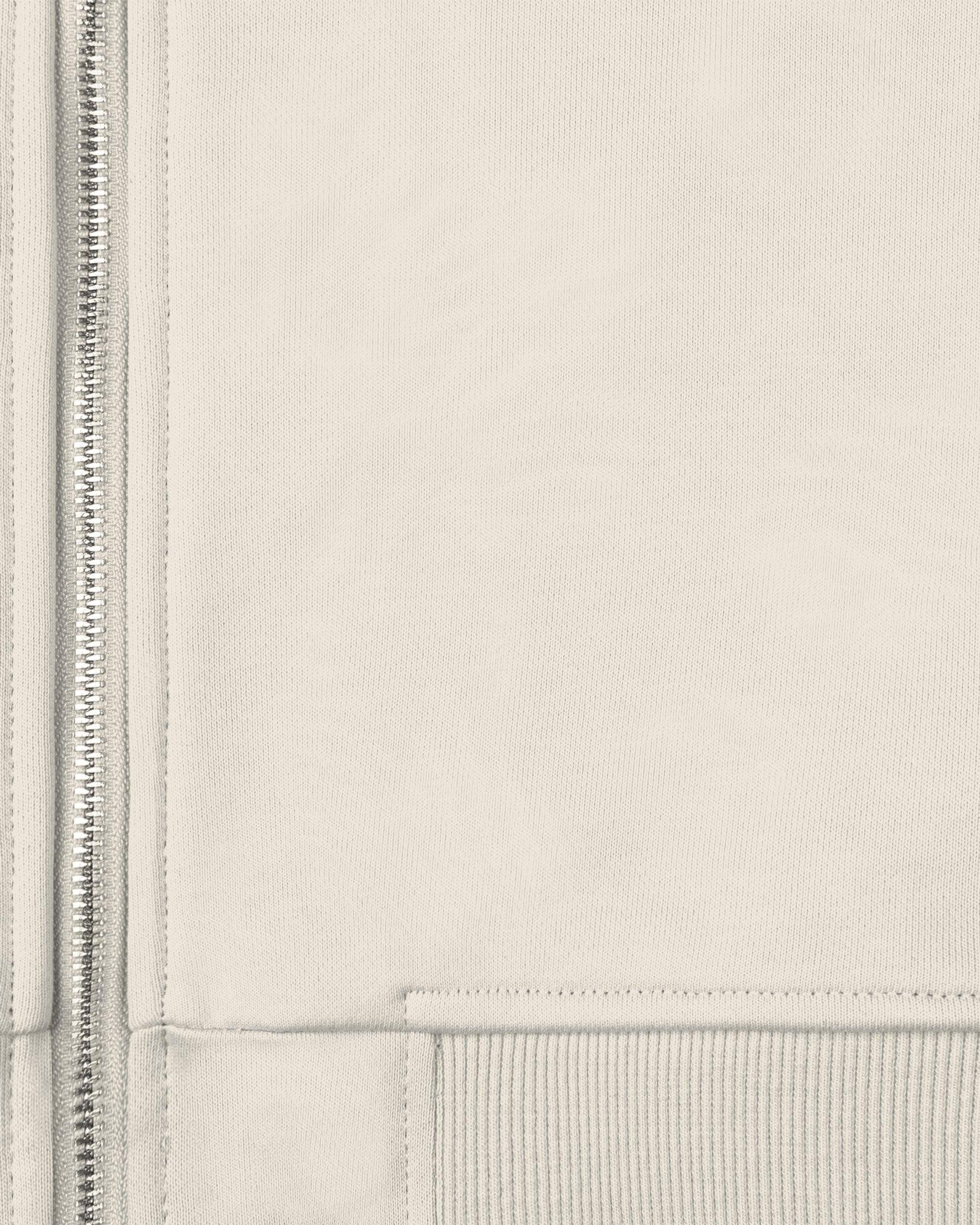 INSIDE OUT ZIP HOODIE BEIGE