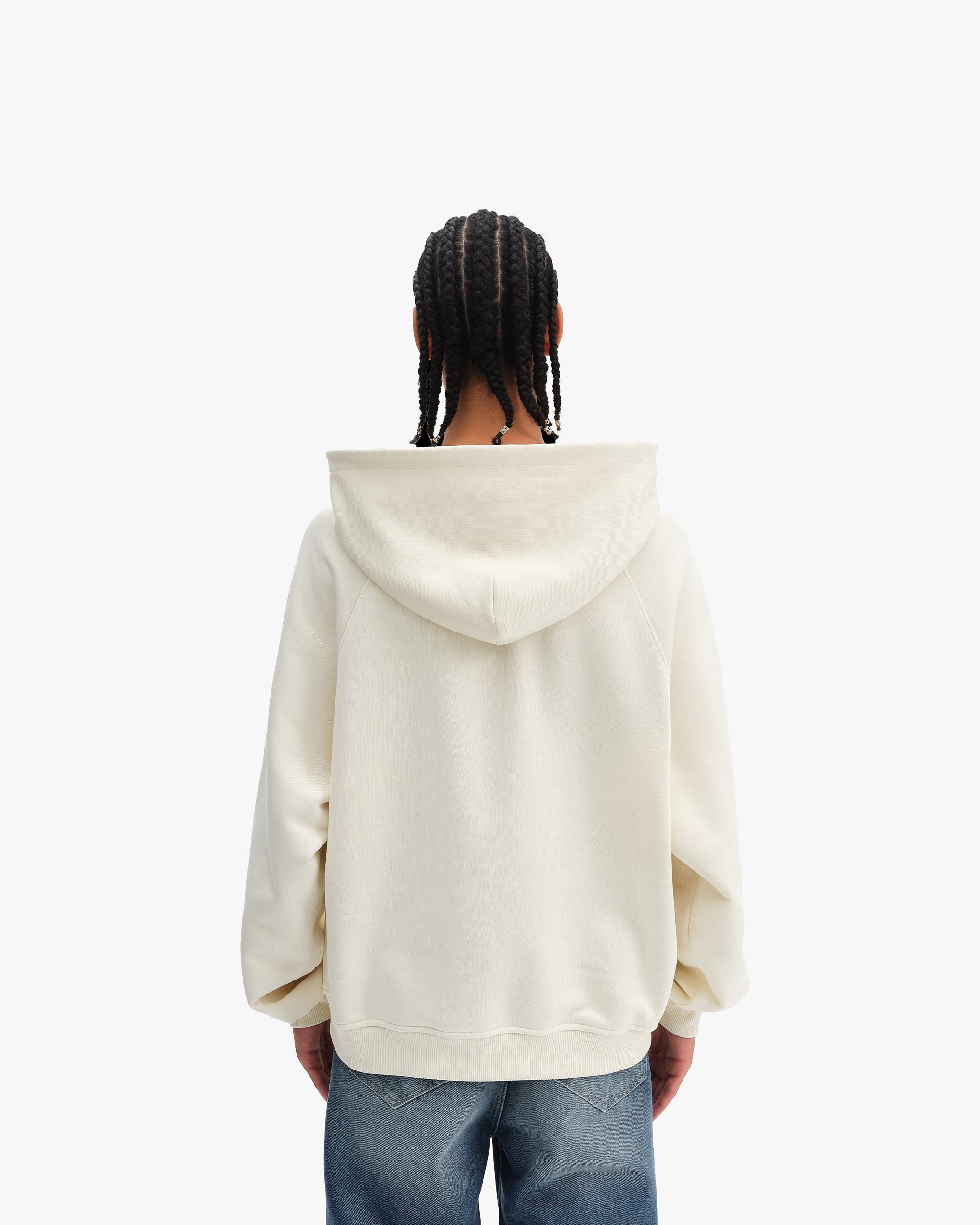 EAGLE TATTOO HOODIE BEIGE