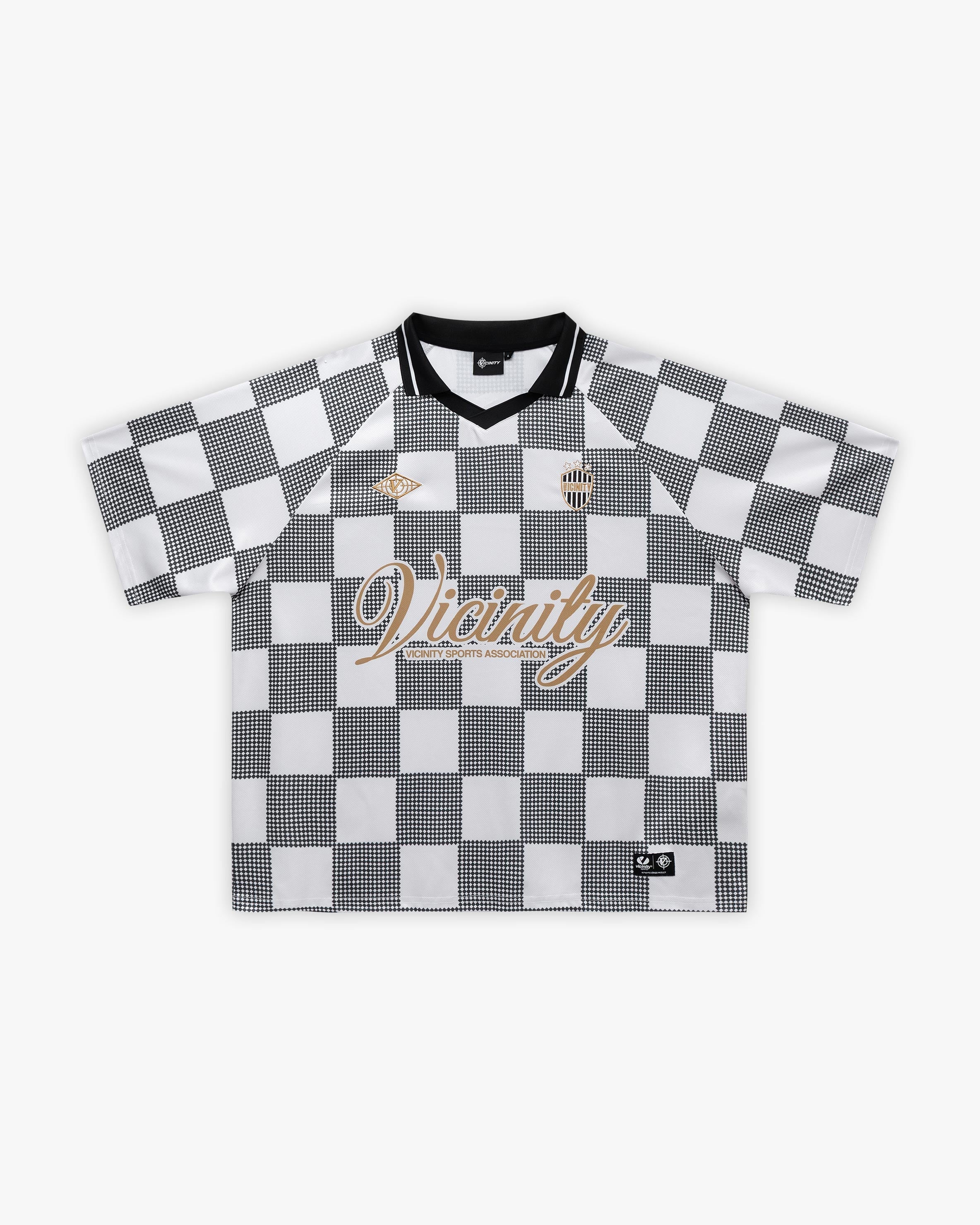 CARO CHECKER JERSEY BLACK/WHITE