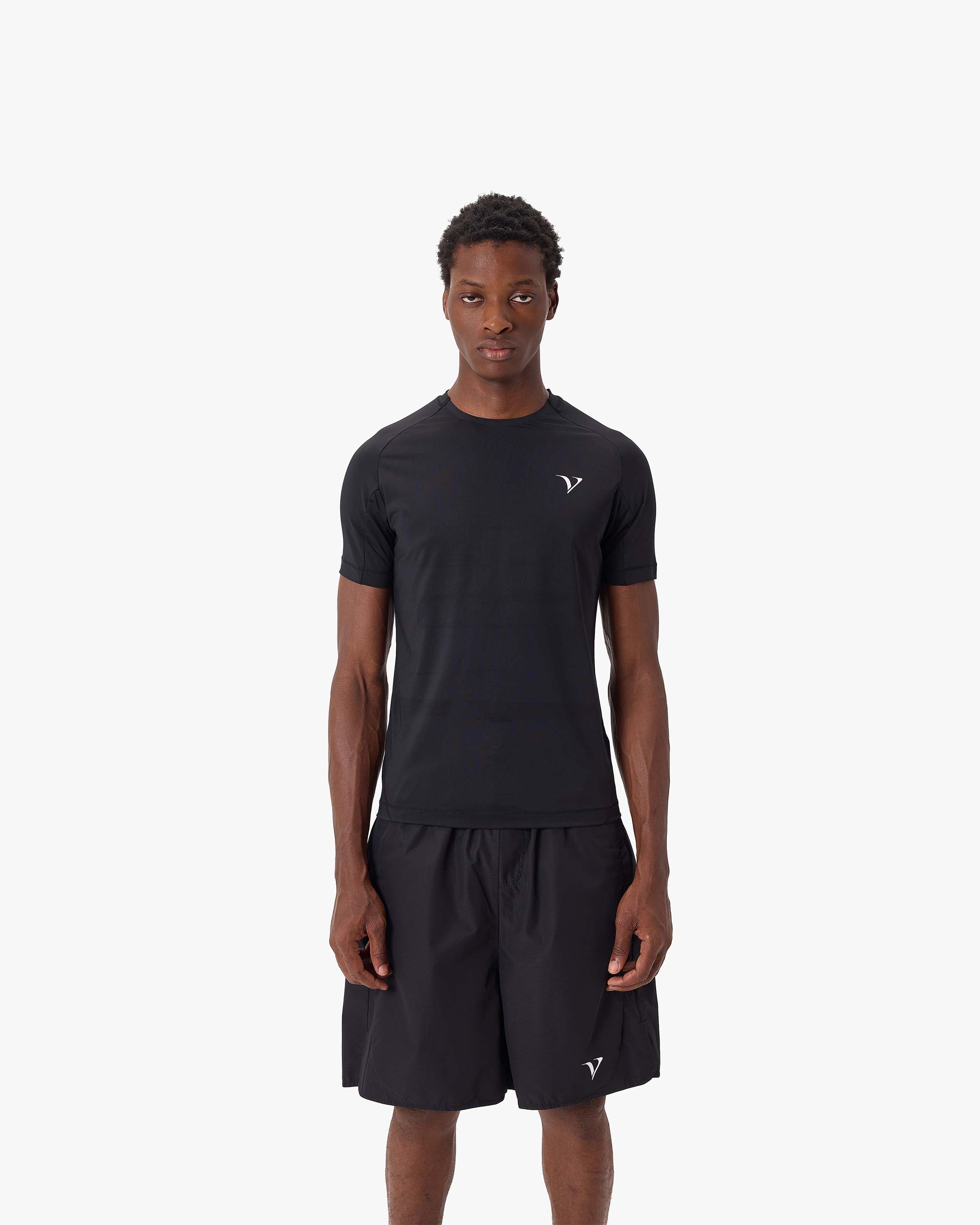 ACTIVEWEAR COMPRESSION TEE BLACK