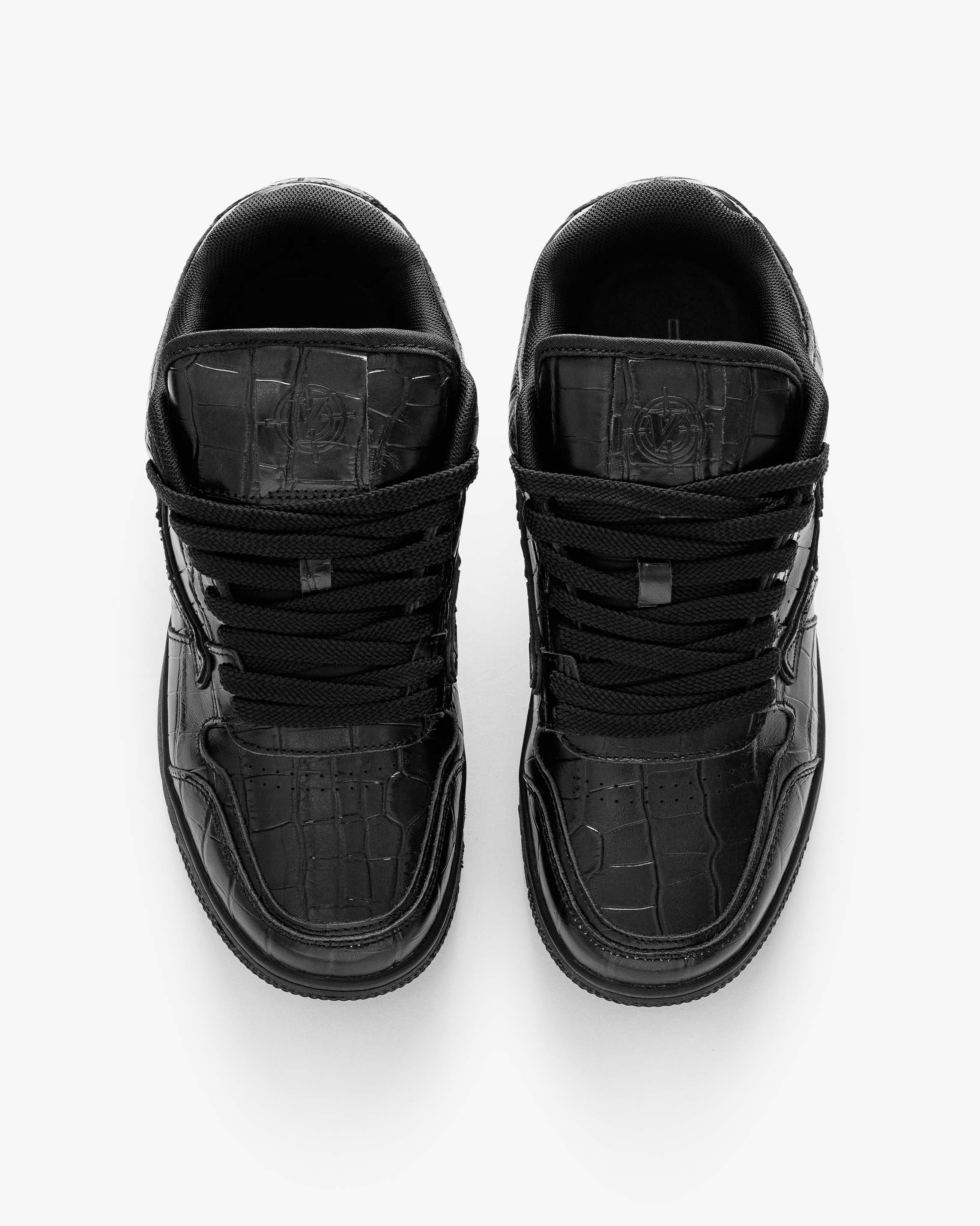 AKIMBO LOWS "BLACK CROCO"
