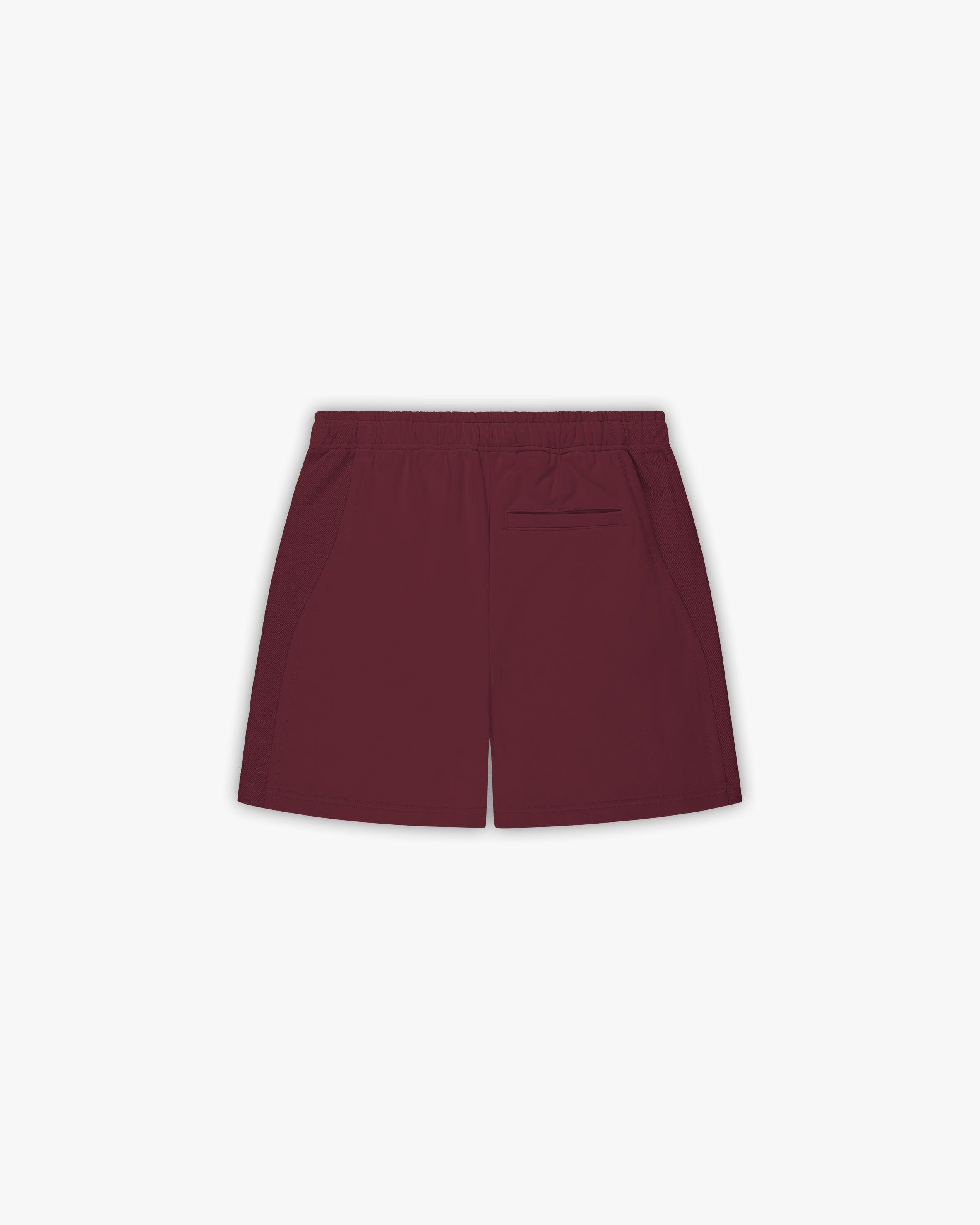 INSIDE OUT SHORTS WINE RED
