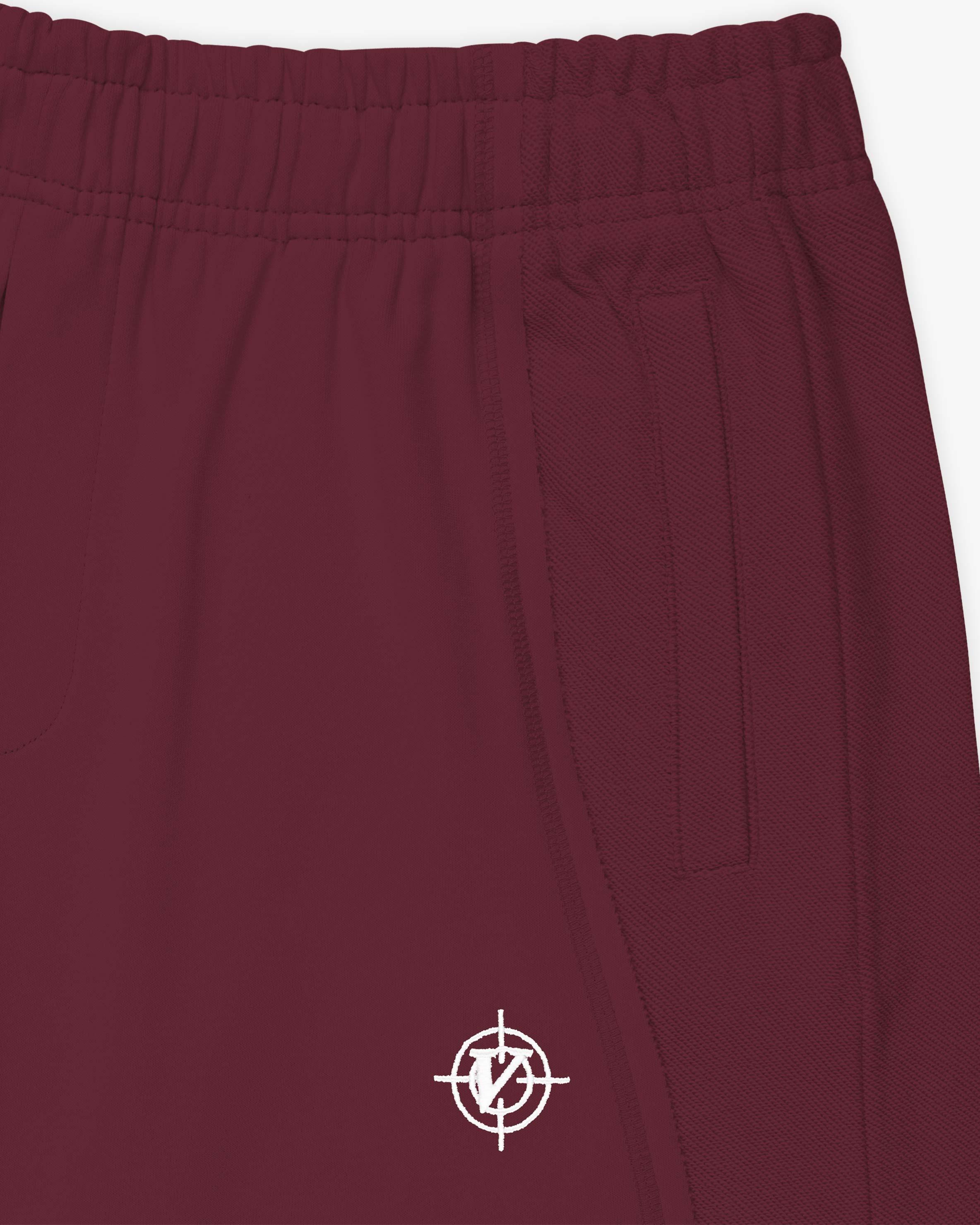 INSIDE OUT JOGGER WINE RED