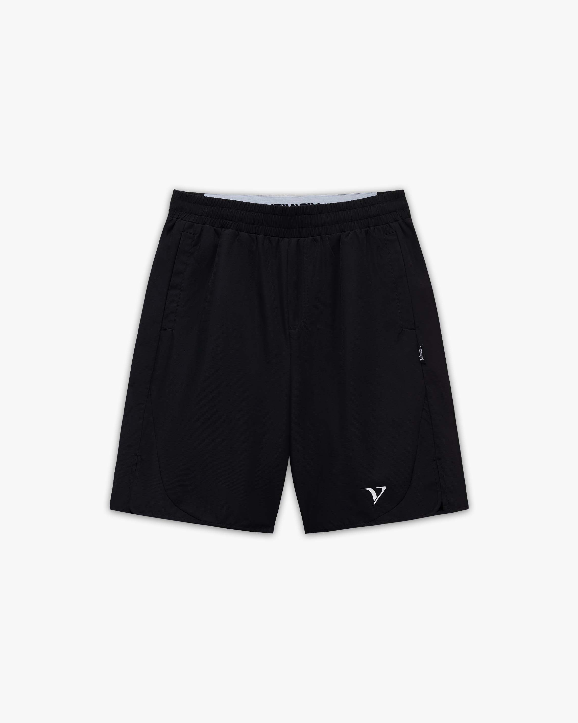 ACTIVEWEAR TRACK SHORTS BLACK