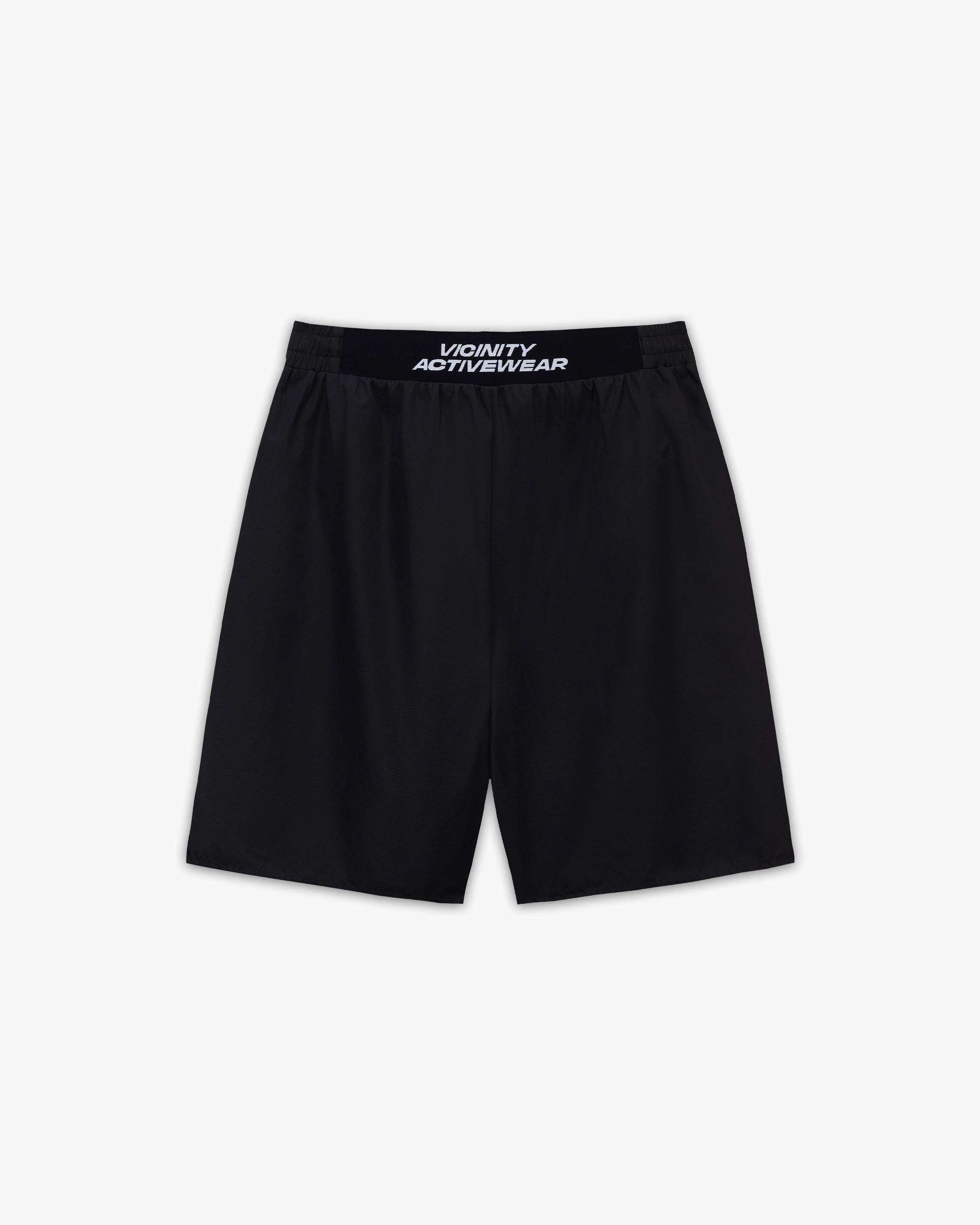 ACTIVEWEAR TRACK SHORTS BLACK