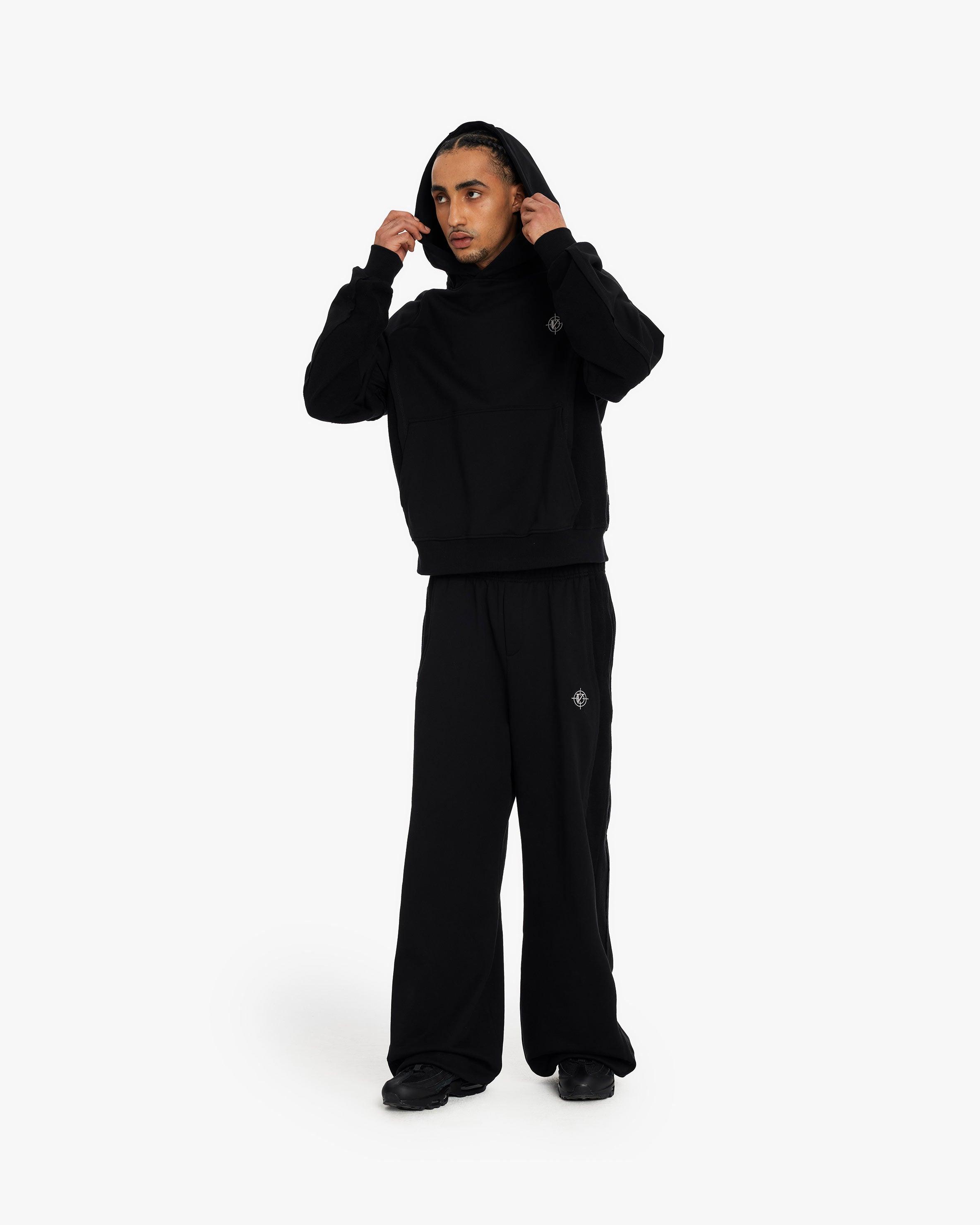 INSIDE OUT HOODIE BLACK (OLD SIZING)