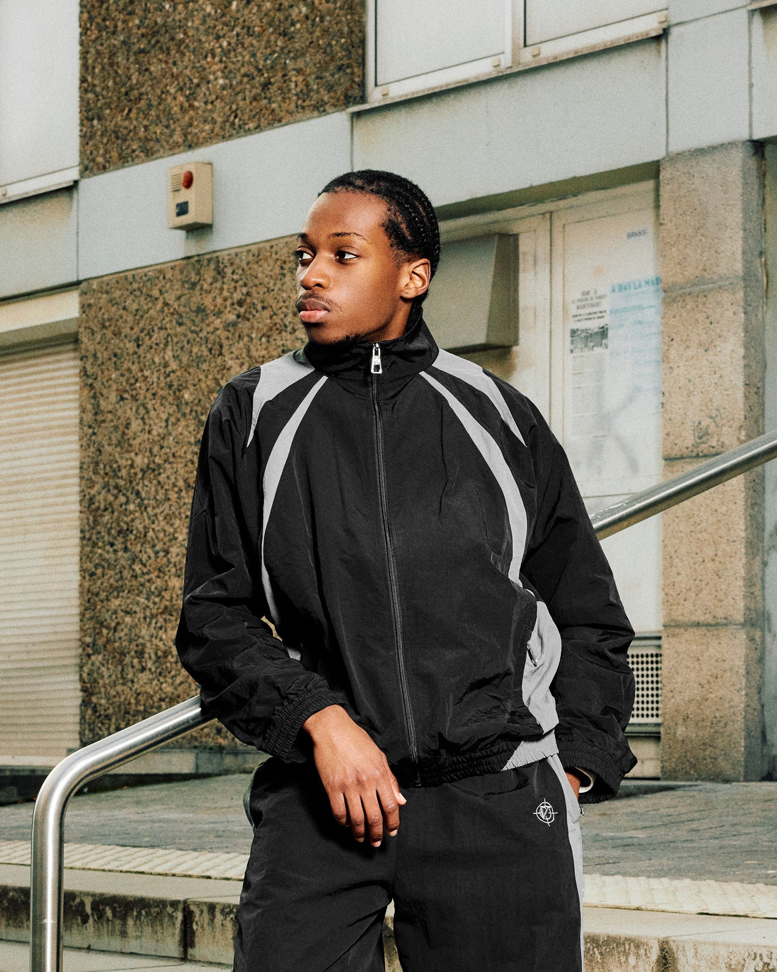 TRACK PANTS V3 BLACK GREY