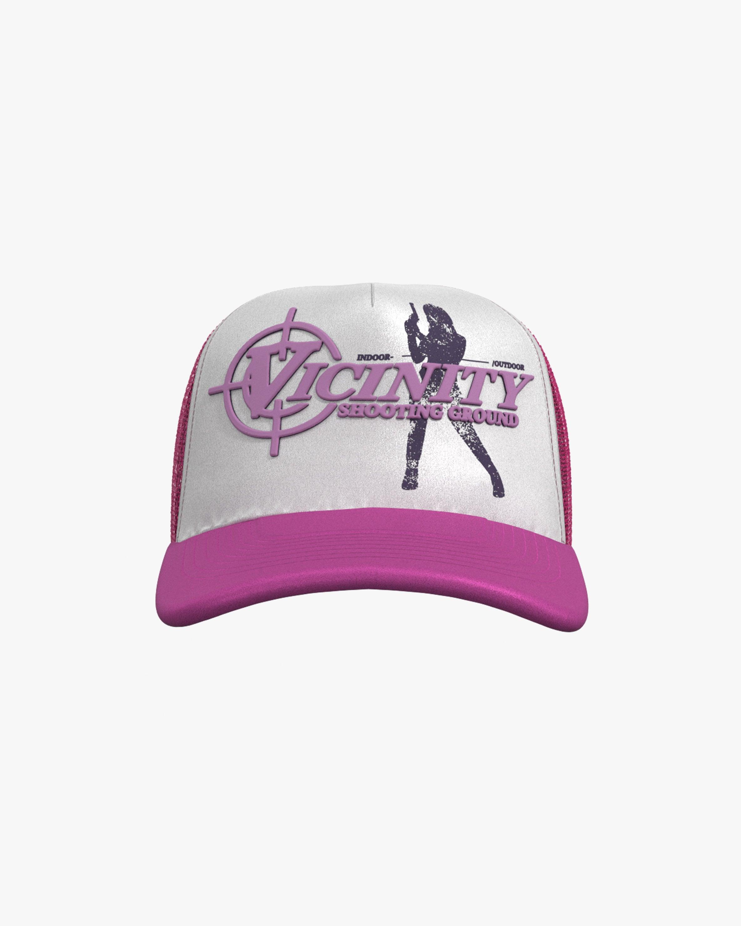 SHOOTING GROUND TRUCKER CAP PINK