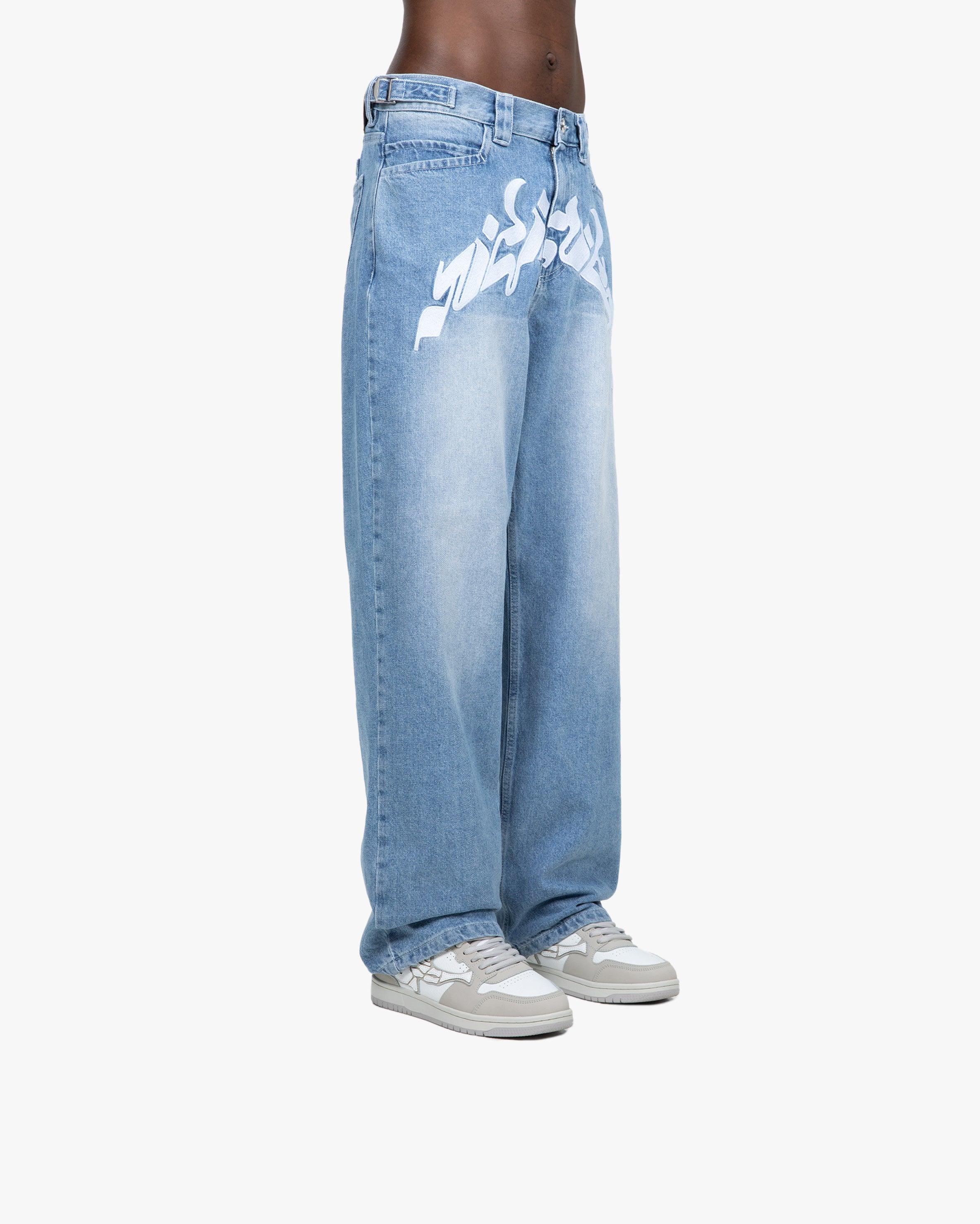 MIRAGE DENIM LIGHT BLUE / WHITE