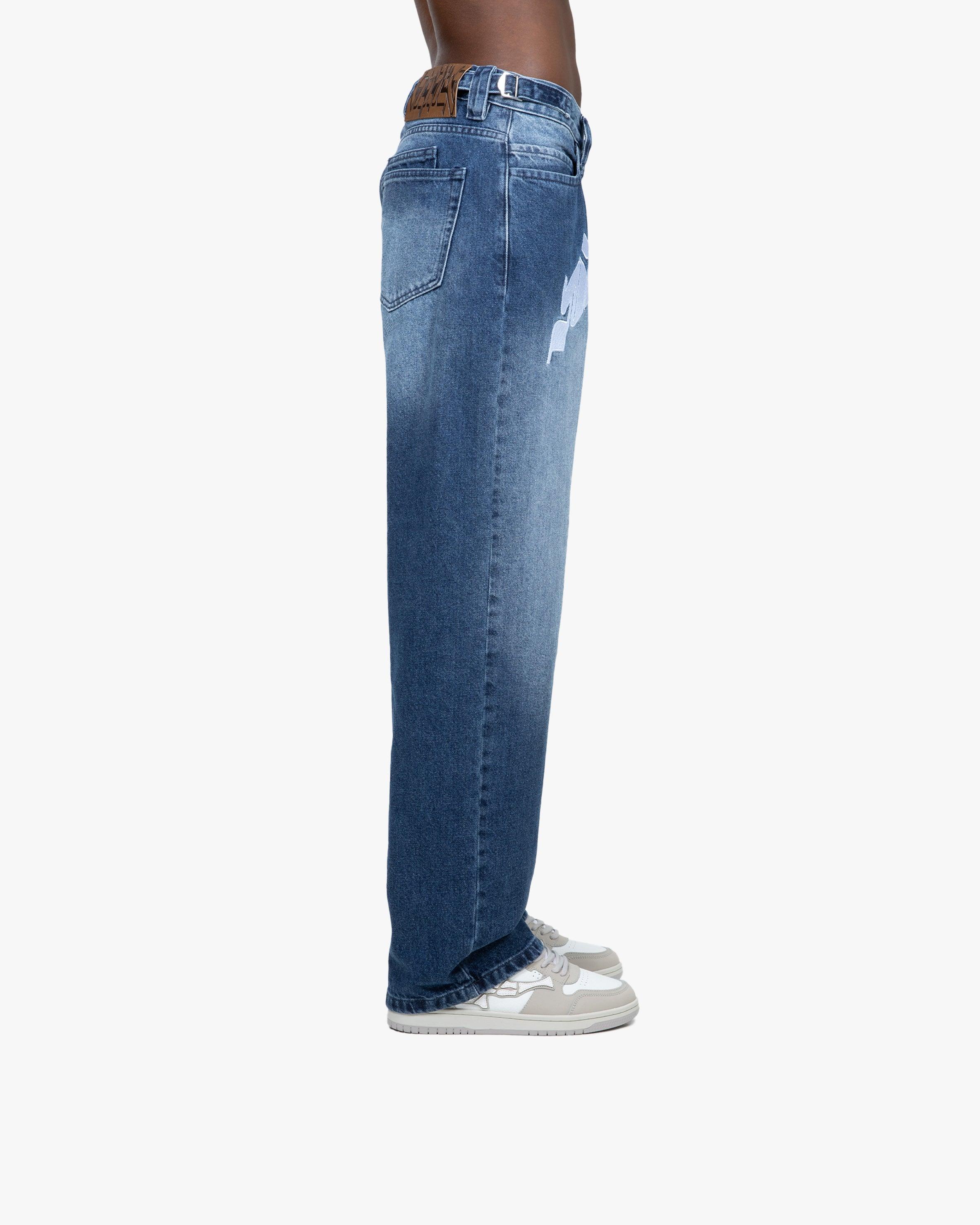 MIRAGE DENIM DARK BLUE / WHITE