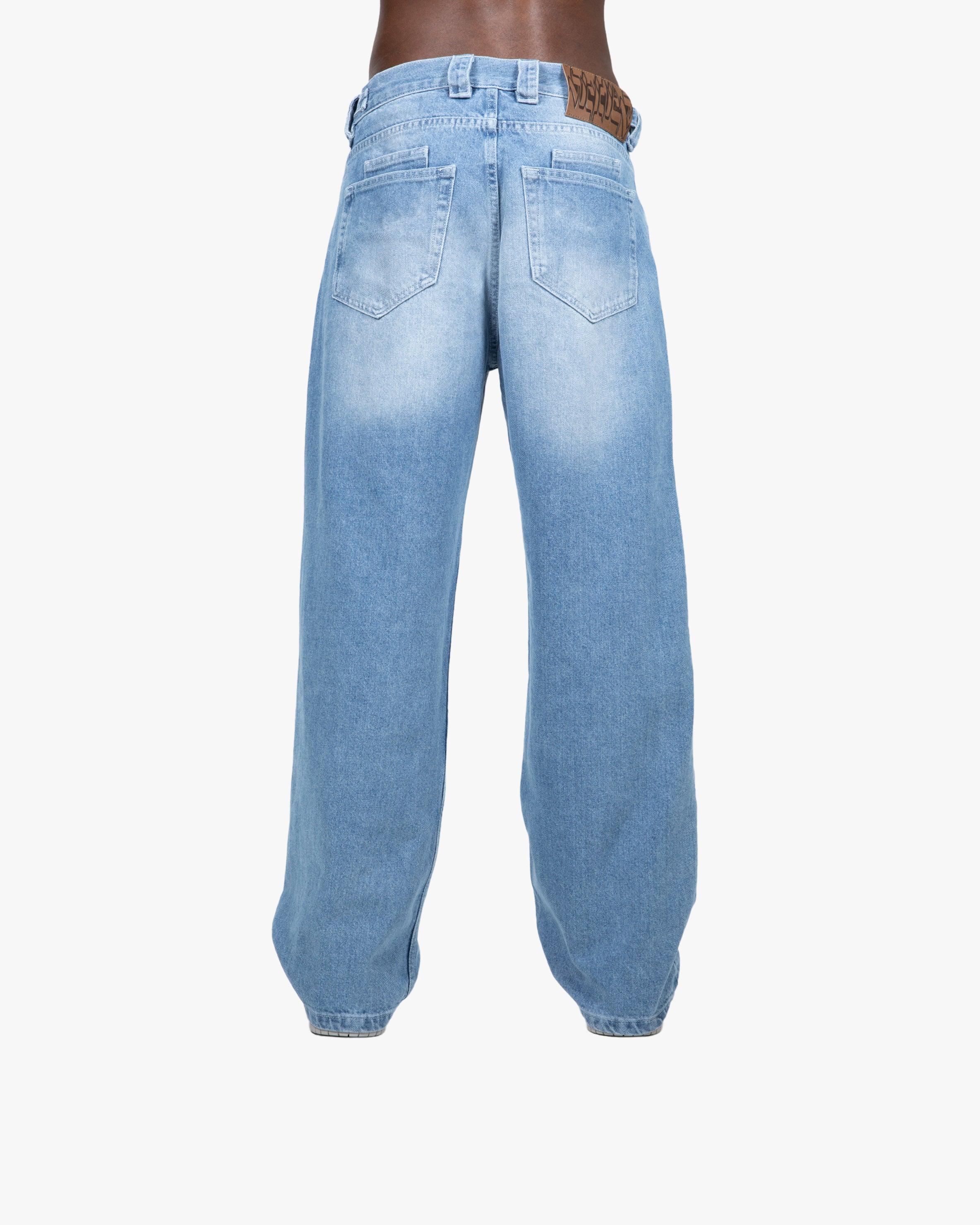 OUTLINED MIRAGE DENIM LIGHT BLUE / WHITE